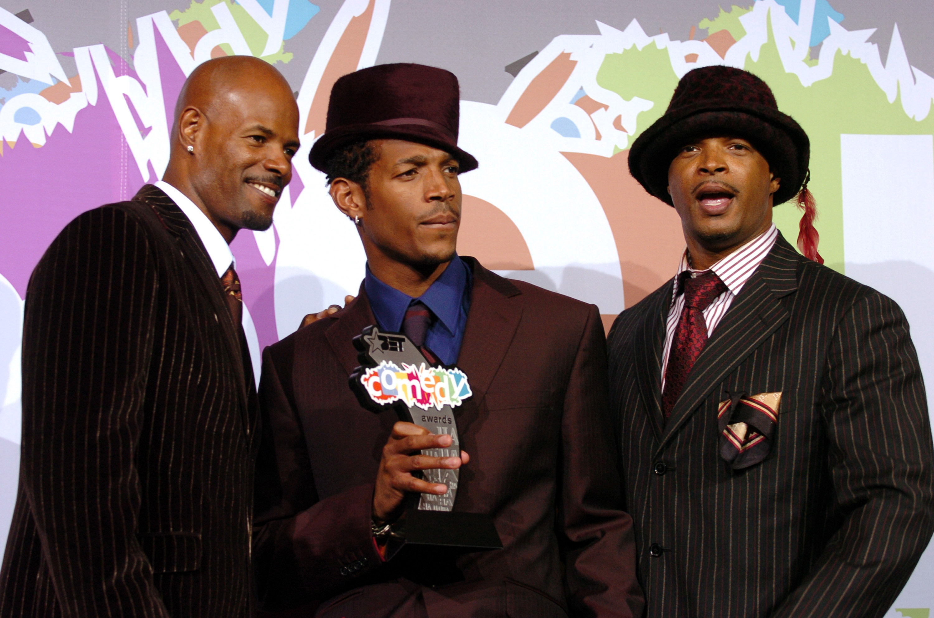 Keenen Ivory, Marlon, and Damon Wayans, winners of the BET Comedy Icon award, pictured on September 28, 2004 | Source: Getty Images
