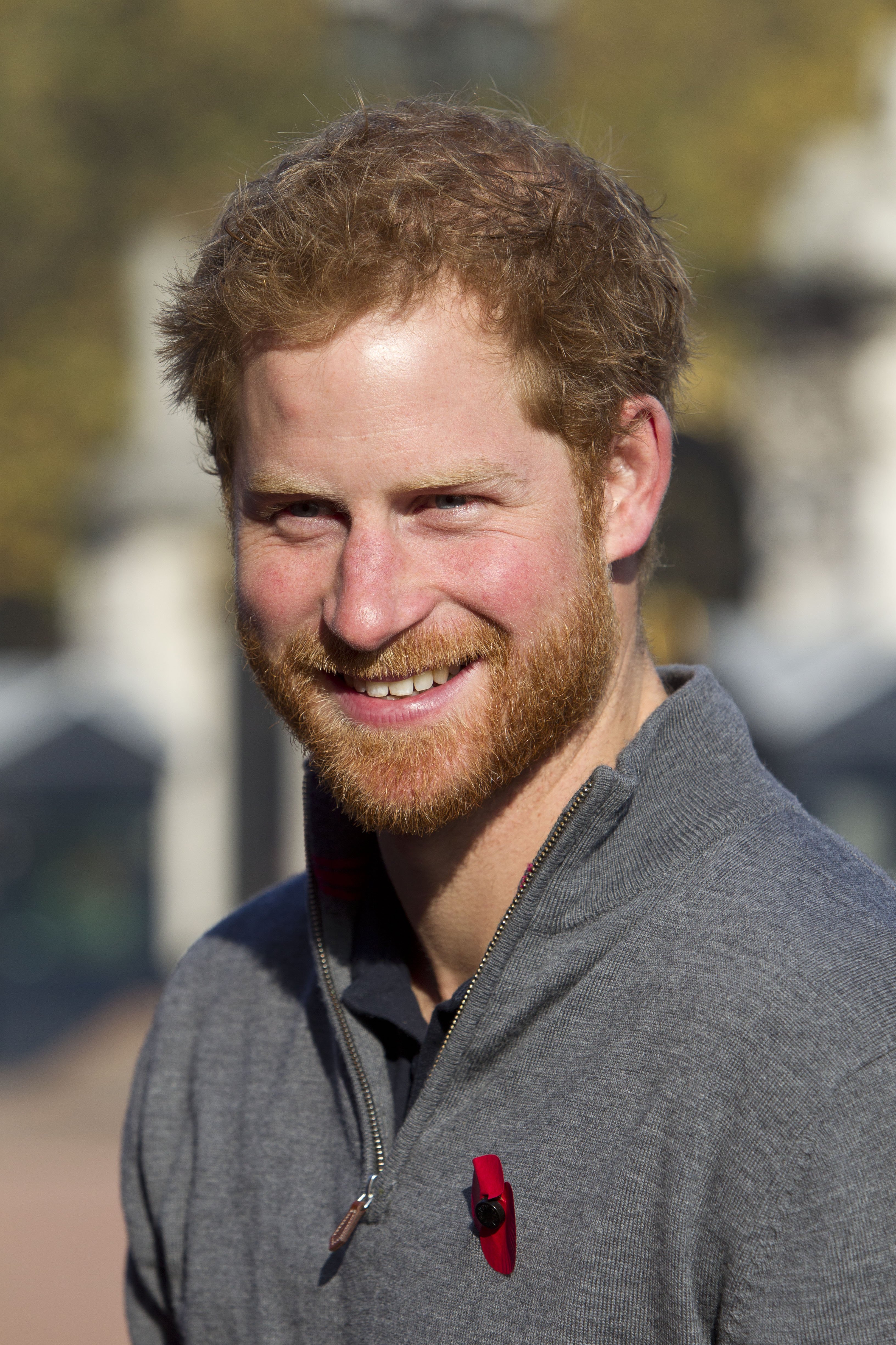 Prince Harry at the forecourt of Buckingham Palace on November 1, 2015 in London, England | Photo: Getty Images