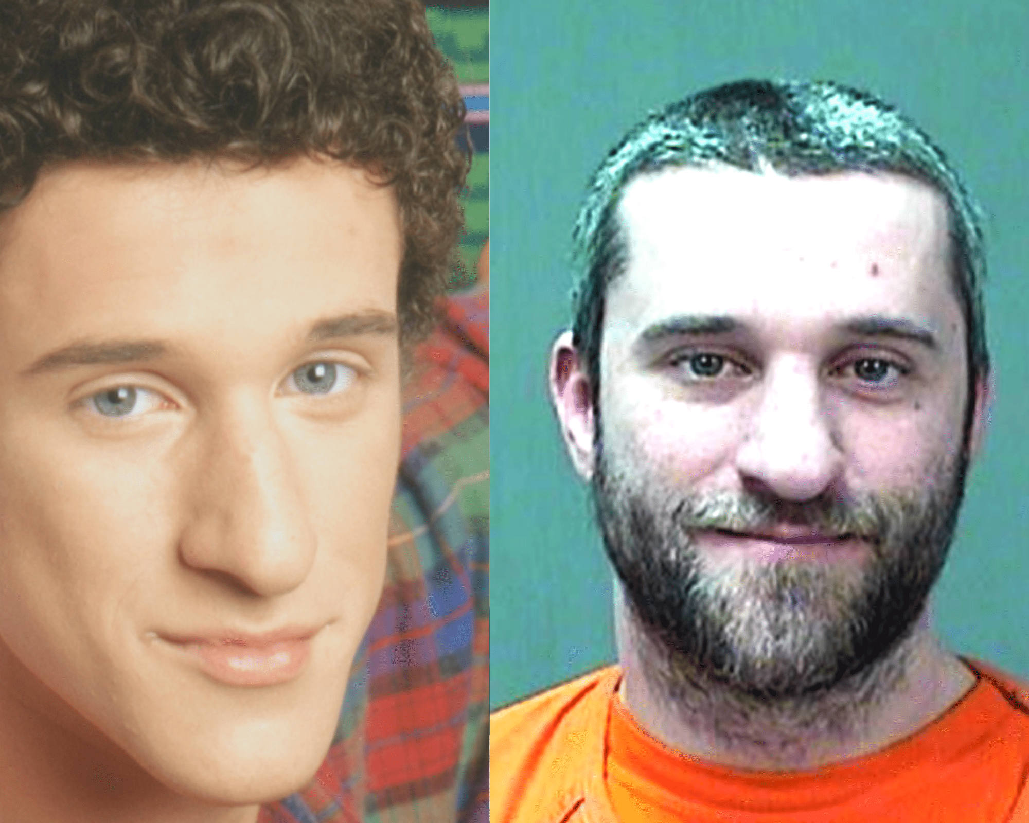 El actor de “Saved By the Bell” Dustin Diamond. | Foto: twitter.com/pagesix | twitter.com/brobible