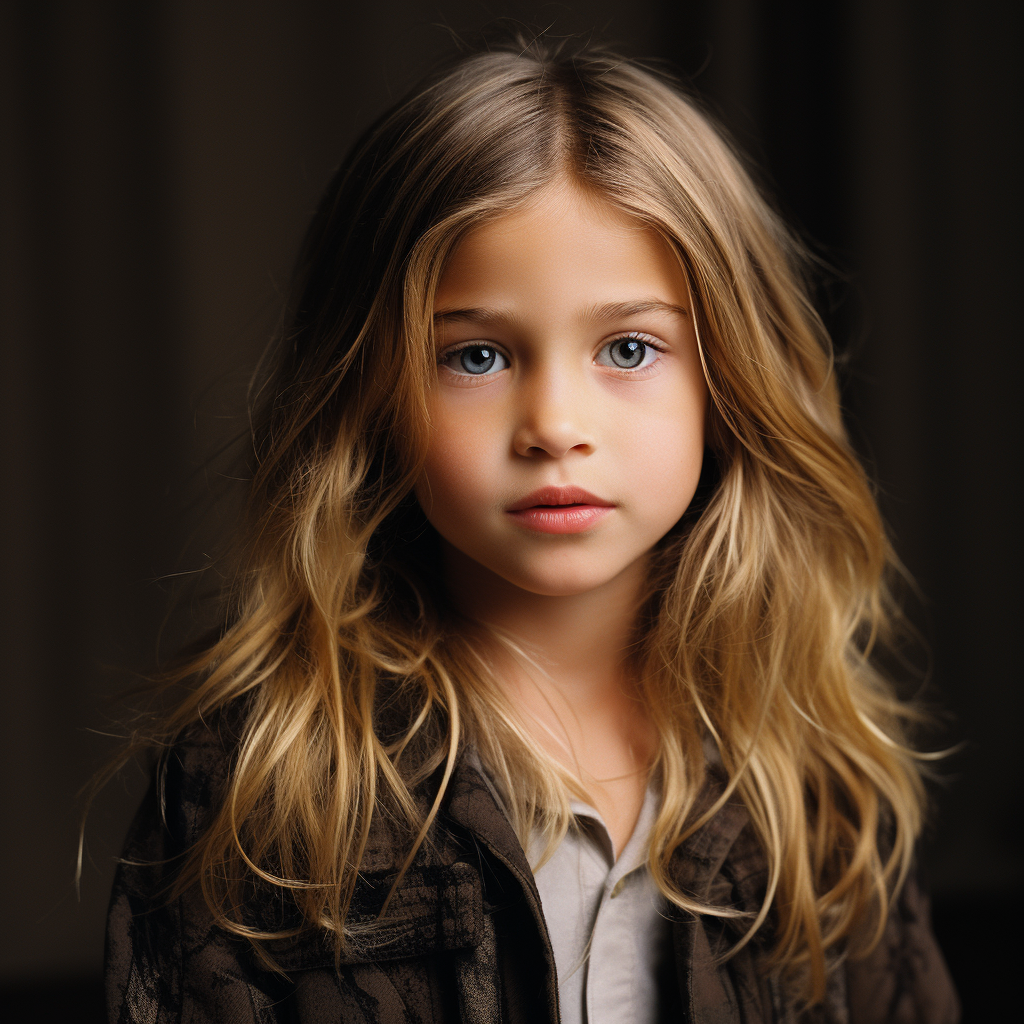 Jennifer Aniston and Brad Pitt's potential daughter via AI | Source: Midjourney