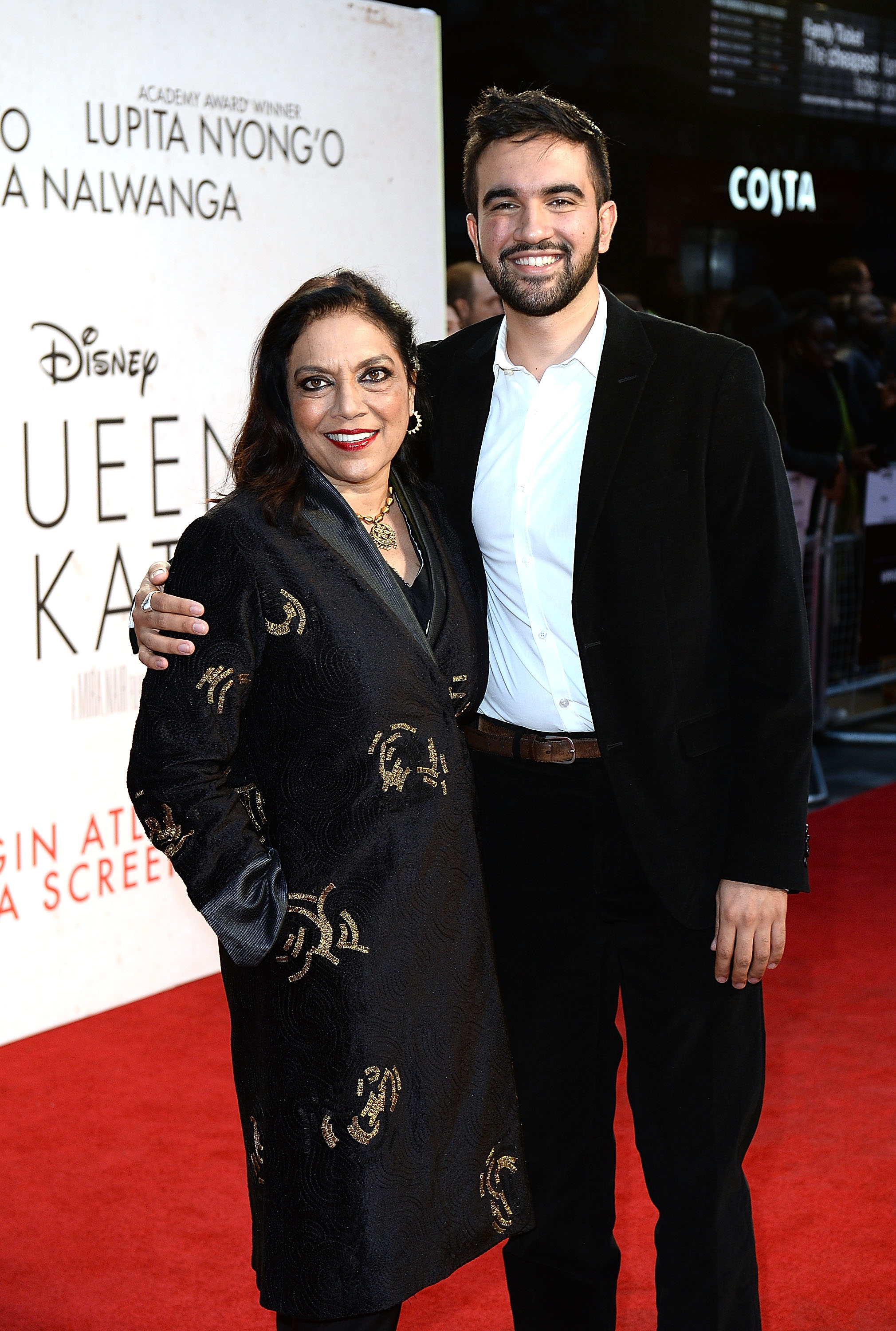 Mira Nair and Zohran Mamdani at the Gala Screening of "Queen Of Katwe" during the 60th BFI London Film Festival in England on October 9, 2016. | Source: Getty Images