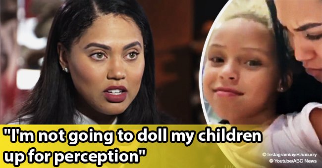 Ayesha Curry fires back after being dragged for not brushing her daughter's hair for a video