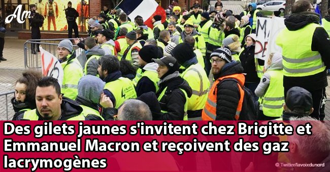 Gilets jaunes: rassemblés chez Brigitte et Emmanuel Macron au Touquet, ils reçoivent des gaz lacrymogènes