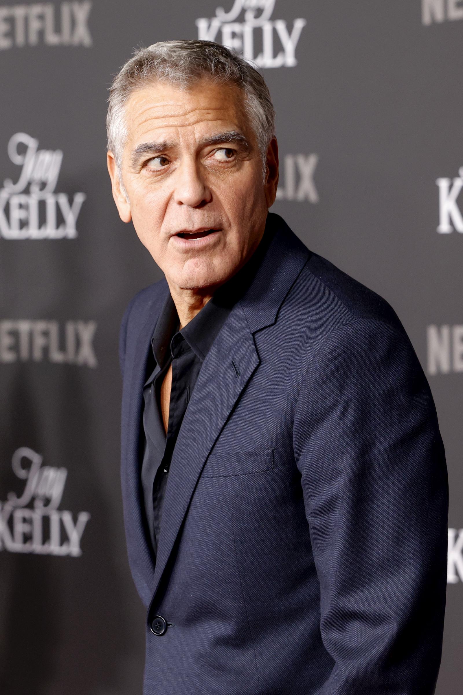 George Clooney attends the Los Angeles premiere of Netflix's "Jay Kelly" at The Egyptian Theatre on November 11, 2025 | Source: Getty Images