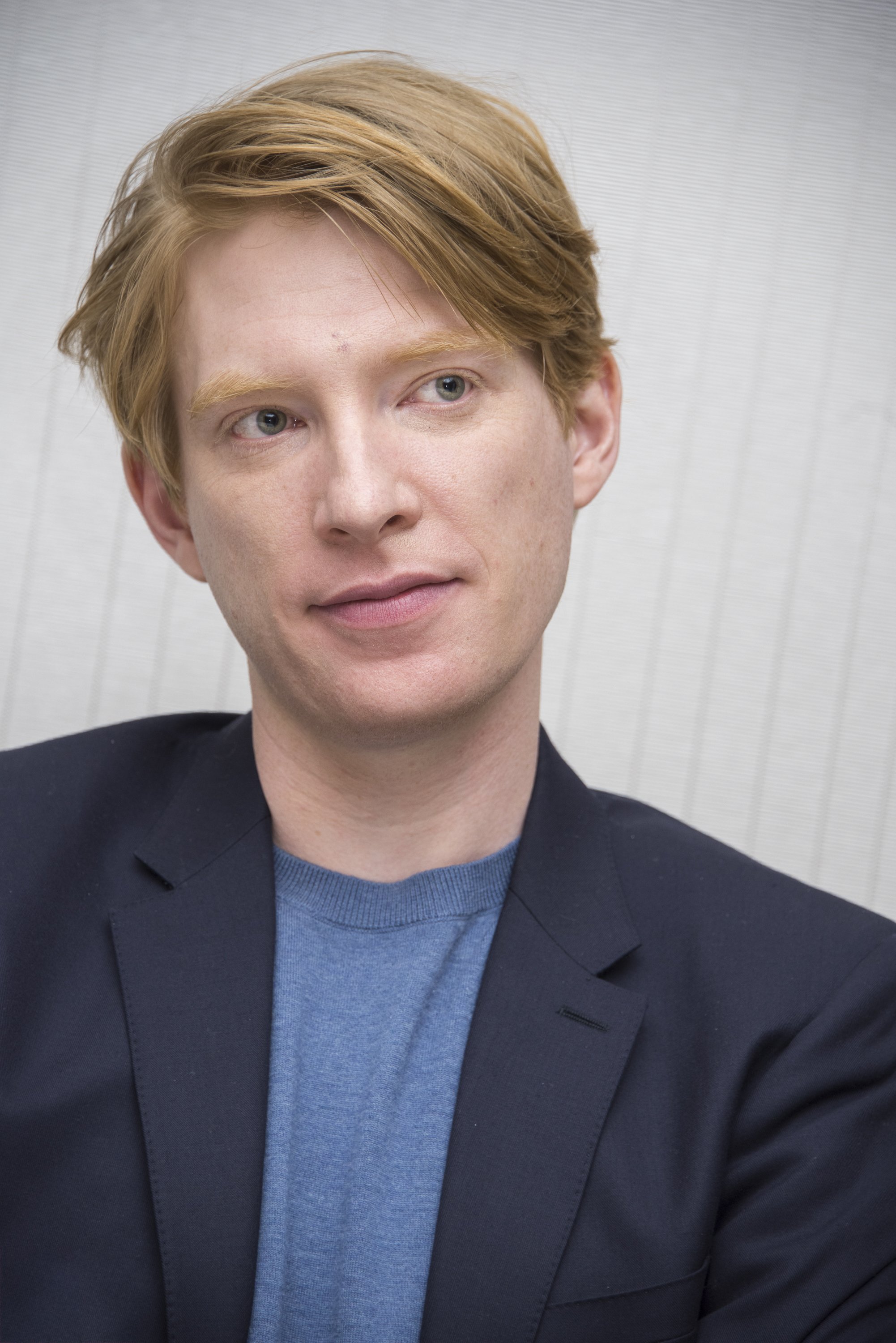 Domhnall Gleeson at the press conference for "Peter Rabbit" on February 2, 2018, in West Hollywood | Source: Getty Images
