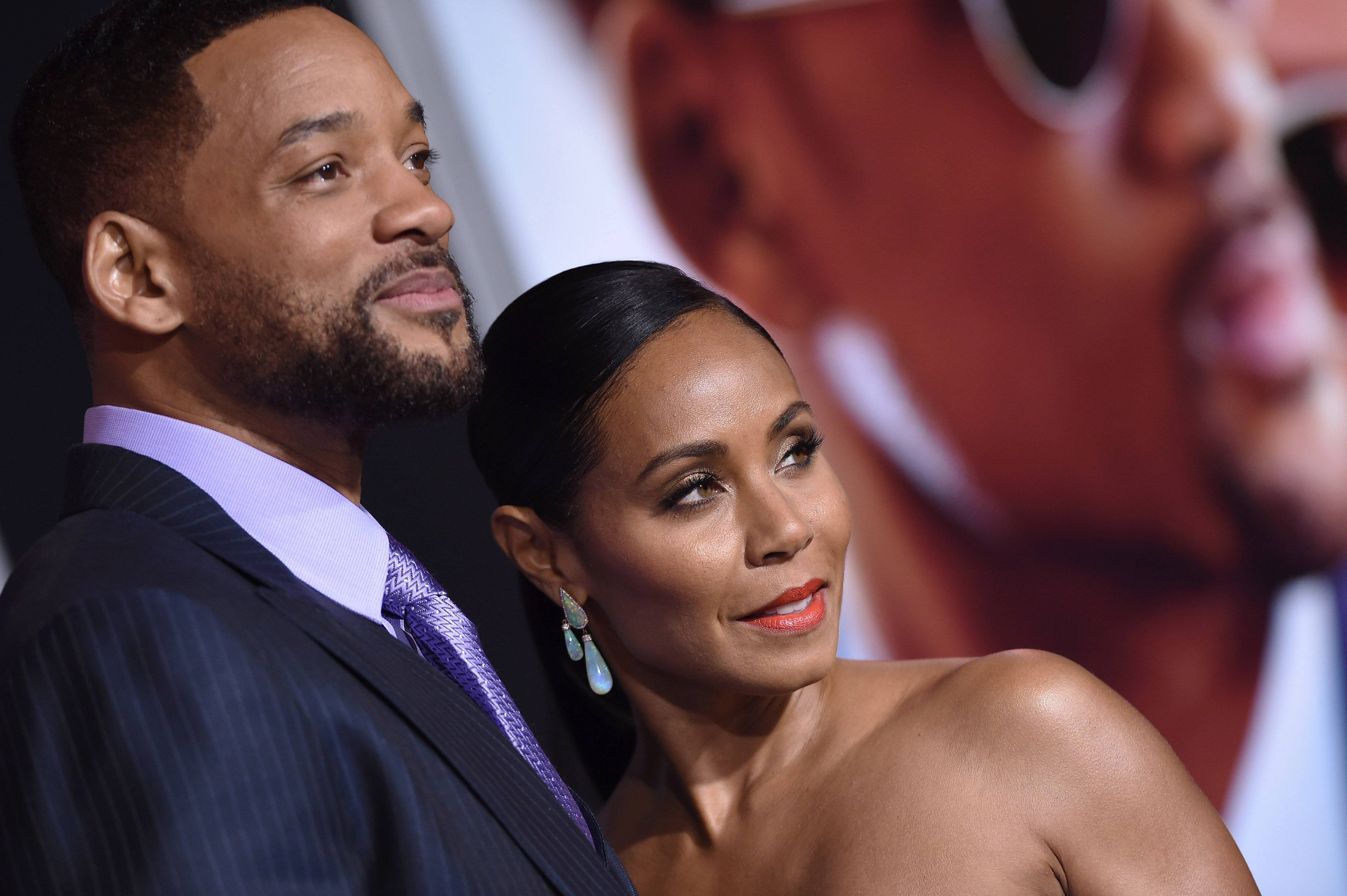 Actors Will Smith and Jada Pinkett Smith arrive at the Los Angeles World Premiere of Warner Bros. Pictures 'Focus' at TCL Chinese Theatre on February 24, 2015| Photo: Getty Images