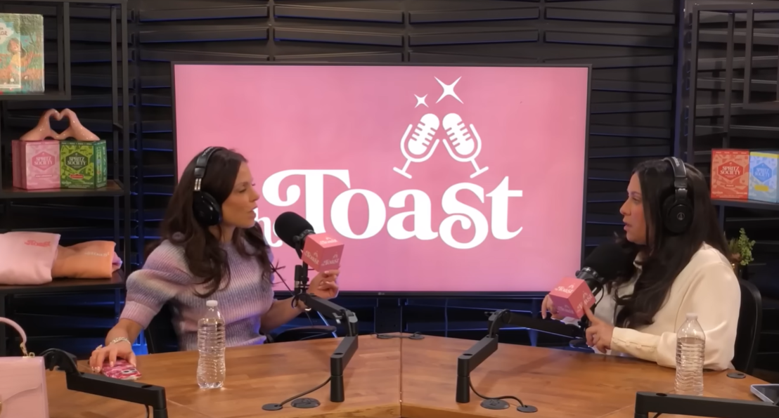 Bethenny Frankel appears in Claudia Oshry's podcast episode of The Toast, as posted on November 13, 2025 | Source: YouTube/TheToast