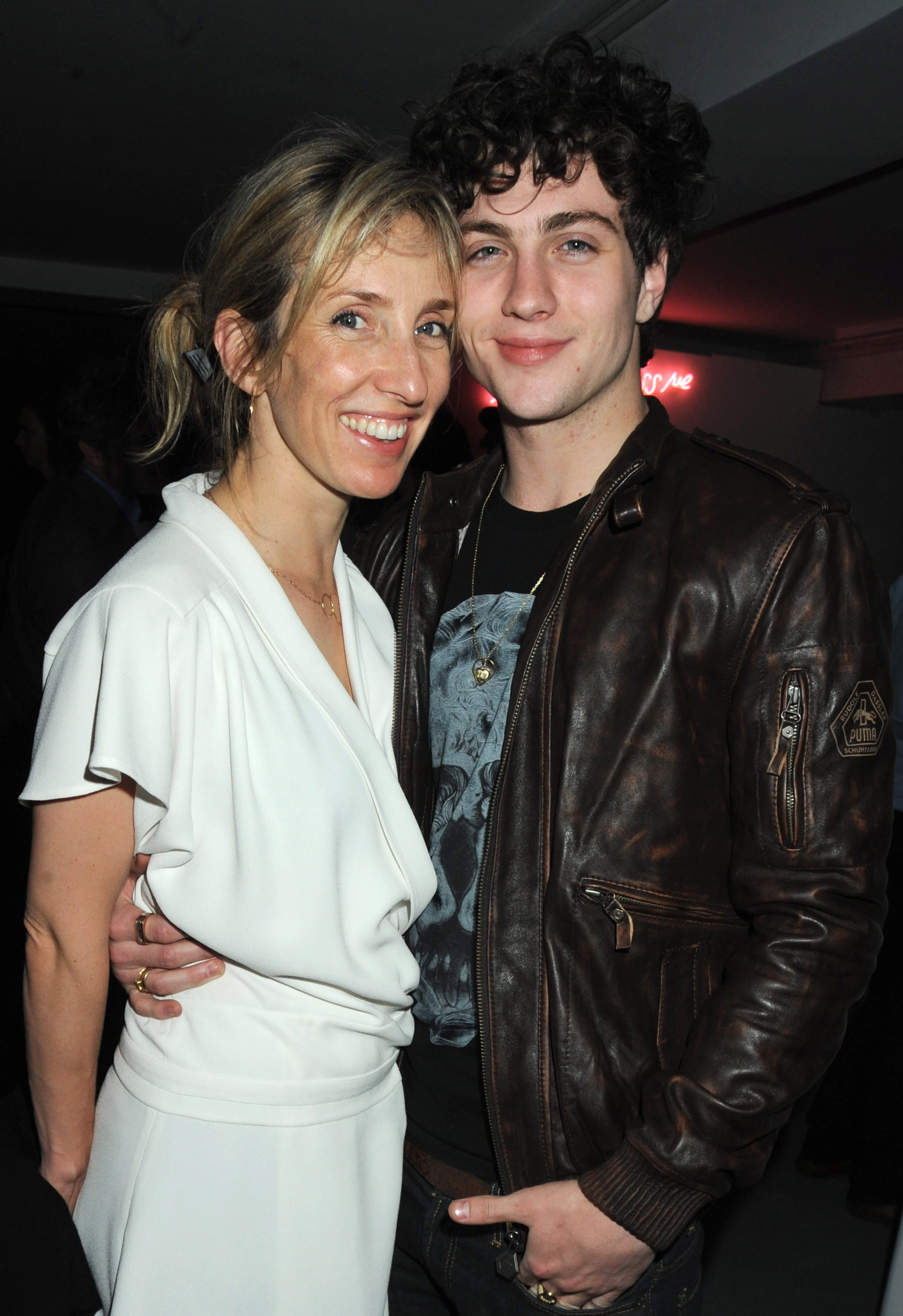 Sam and Aaron Taylor-Johnson at an after-party on May 28, 2009, in London, England. | Source: Getty Images