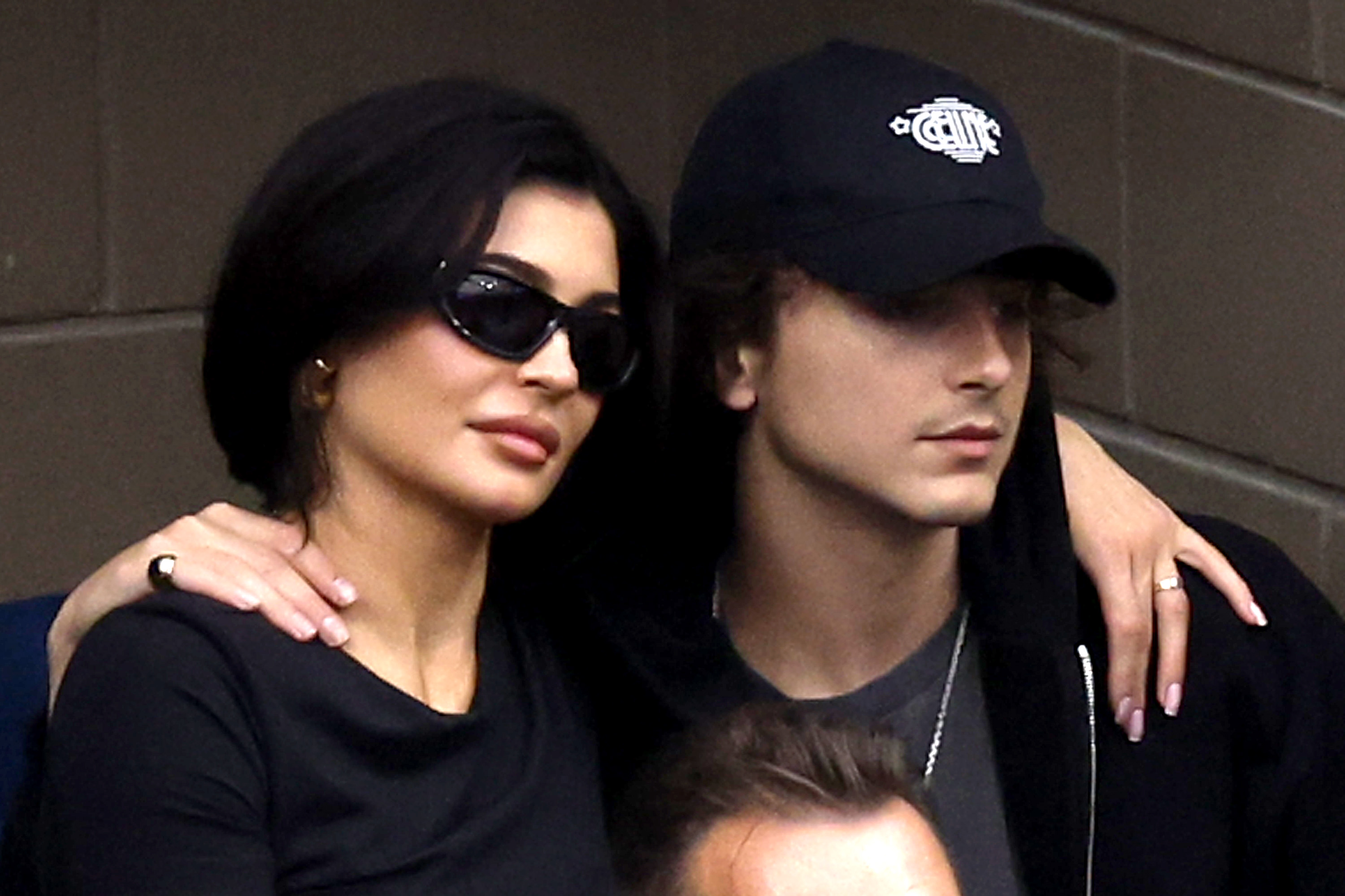 Kylie Jenner and Timothée Chalamet watch the 2023 US Open final in New York City on September 10, 2023 | Source: Getty Images