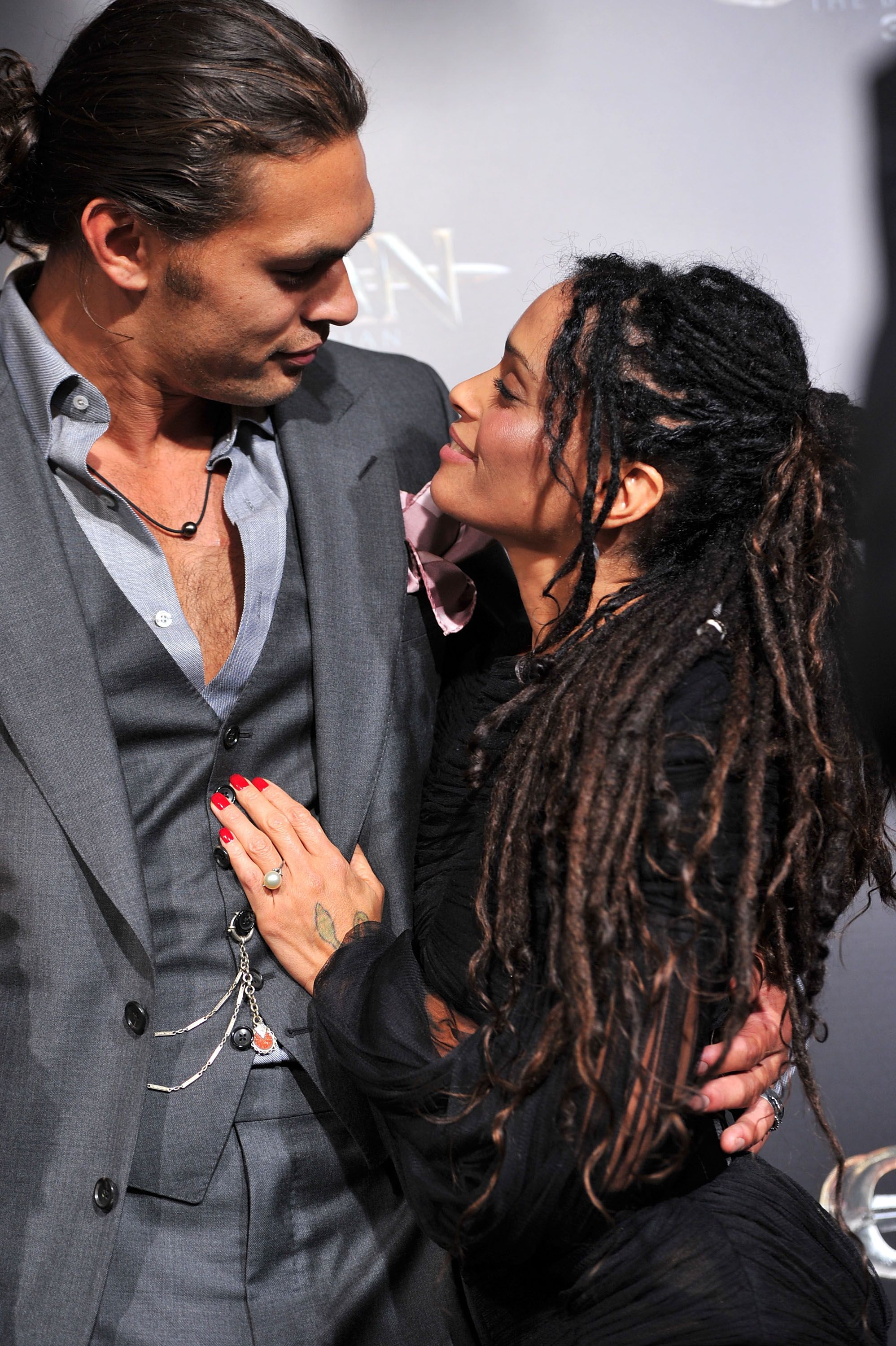 Jason Momoa and Lisa Bonet at the premiere of "Conan The Barbarian" on August 11, 2011  | Photo: Getty Images