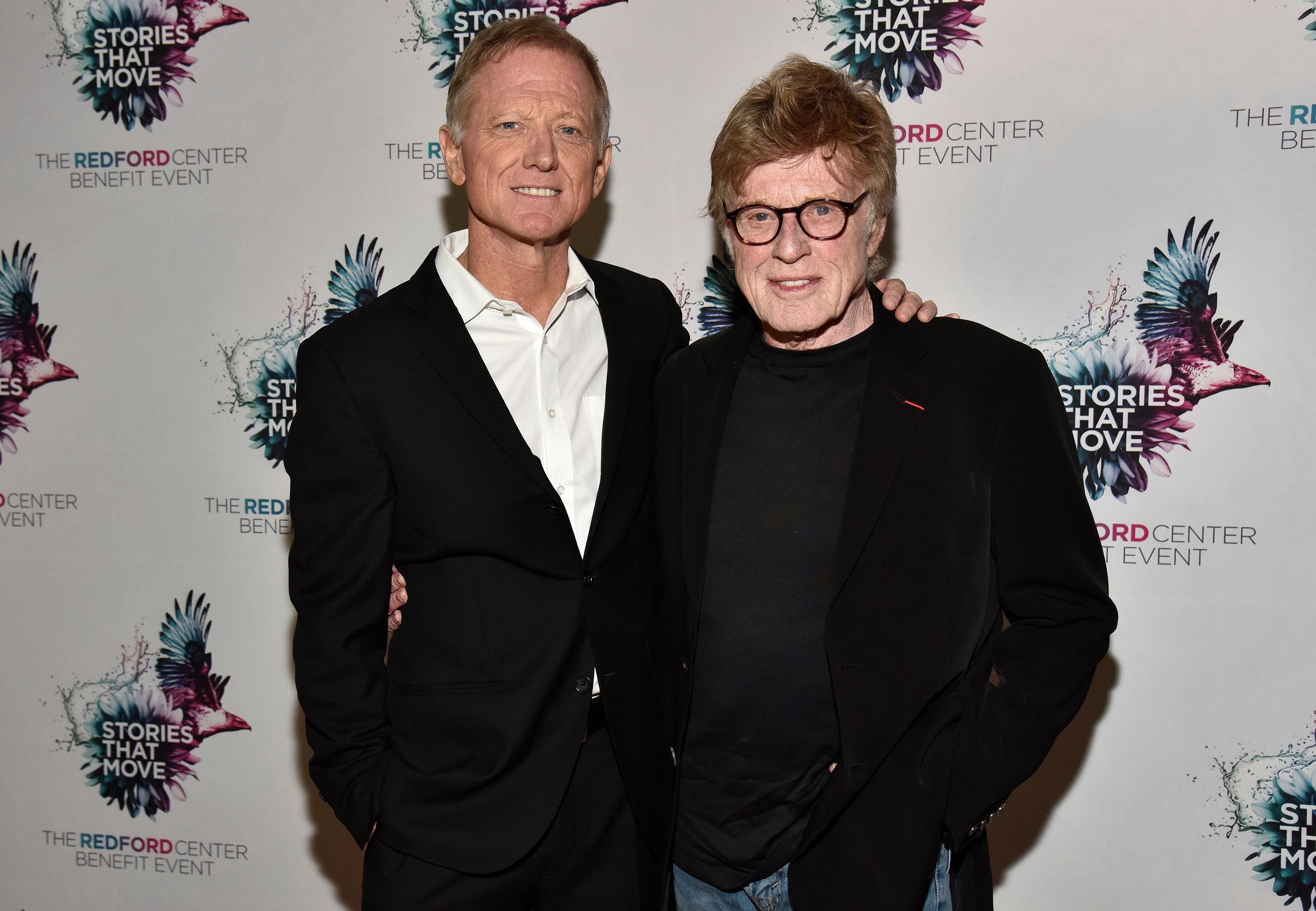 James Redford and Robert Redford at The Redford Center's Benefit at August Hall on December 6, 2018 | Photo: Getty Images