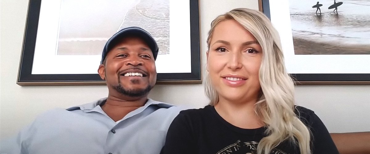 Reality TV Star Elena Gant  and her husband, Preston Grant during an interview | Photo: Youtube.com/Elena's Day