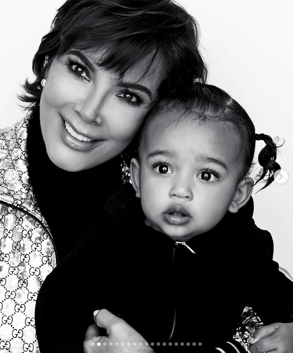 Kris Jenner shares a throwback photo with her granddaughter Chicago West, dated January 15, 2025 | Source: Instagram/krisjenner