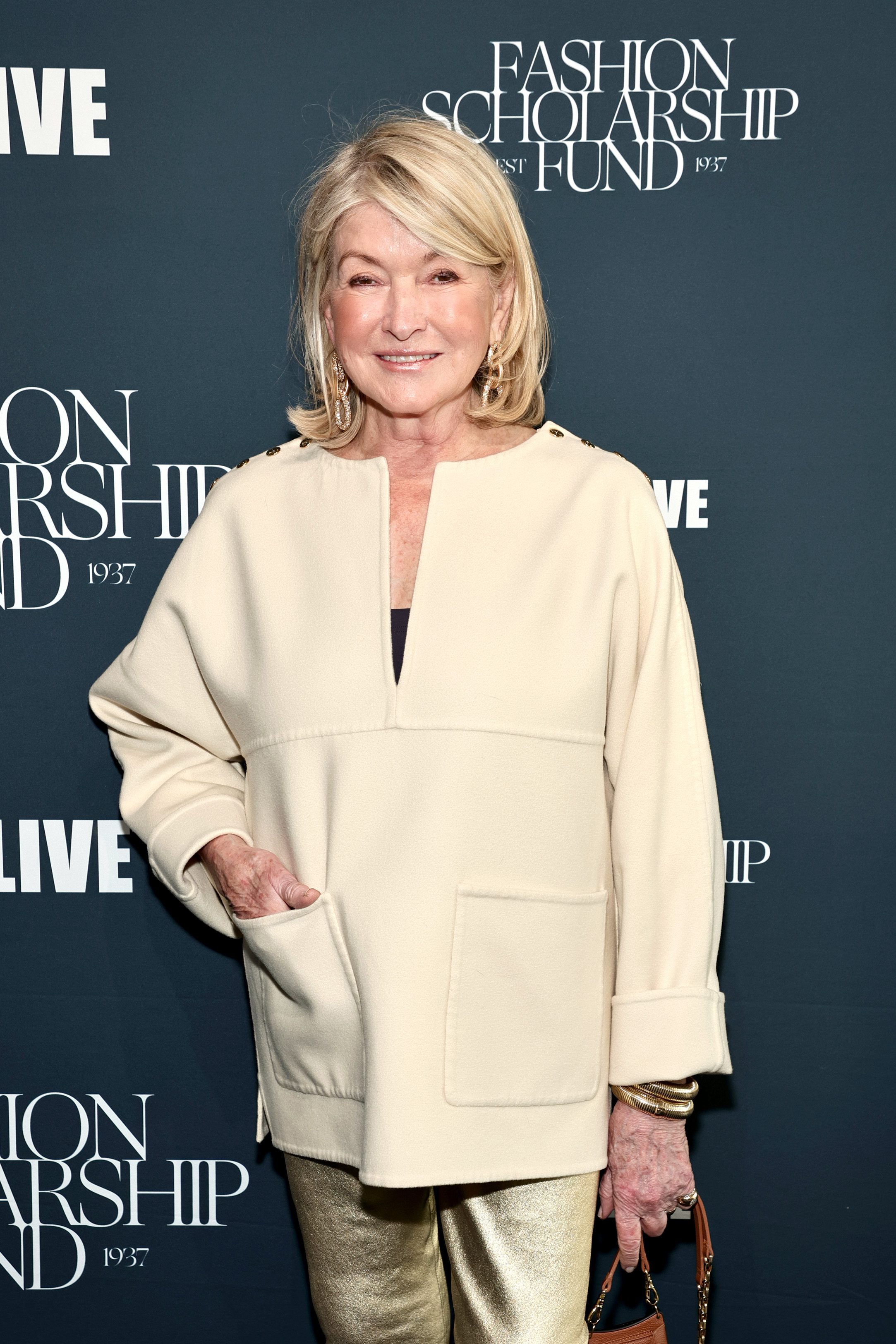 Martha Stewart at the Fashion Scholarship Fund Gala Honoring Anna Wintour and Emma Grede in New York, 2023 | Source: Getty Images 
