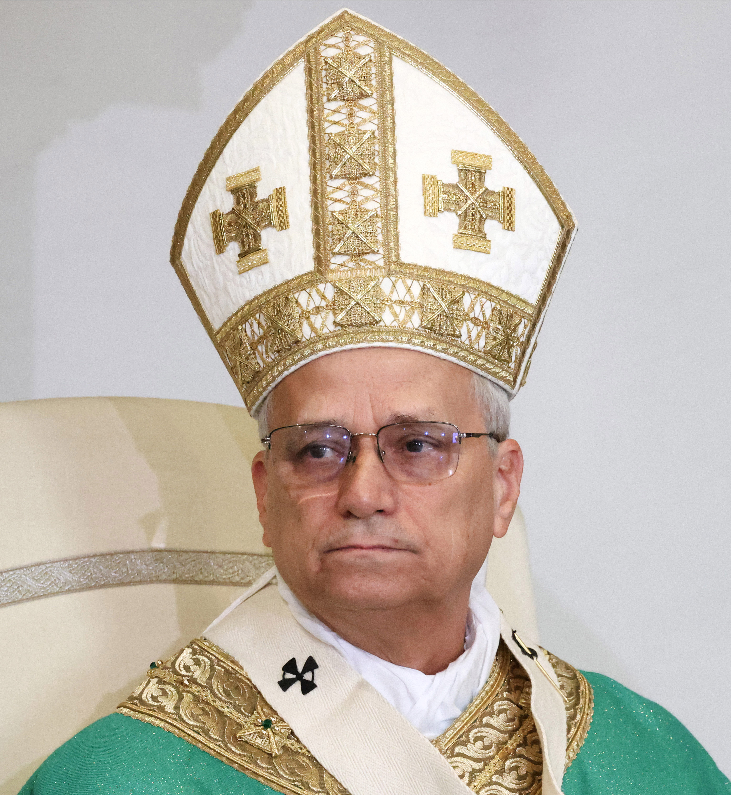Pope Leo XIV celebrates the Holy Mass in the Pontifical Parish of Saint Thomas of Villanova on 13 July 2025, in Castel Gandolfo, Italy. | Source: Getty Images