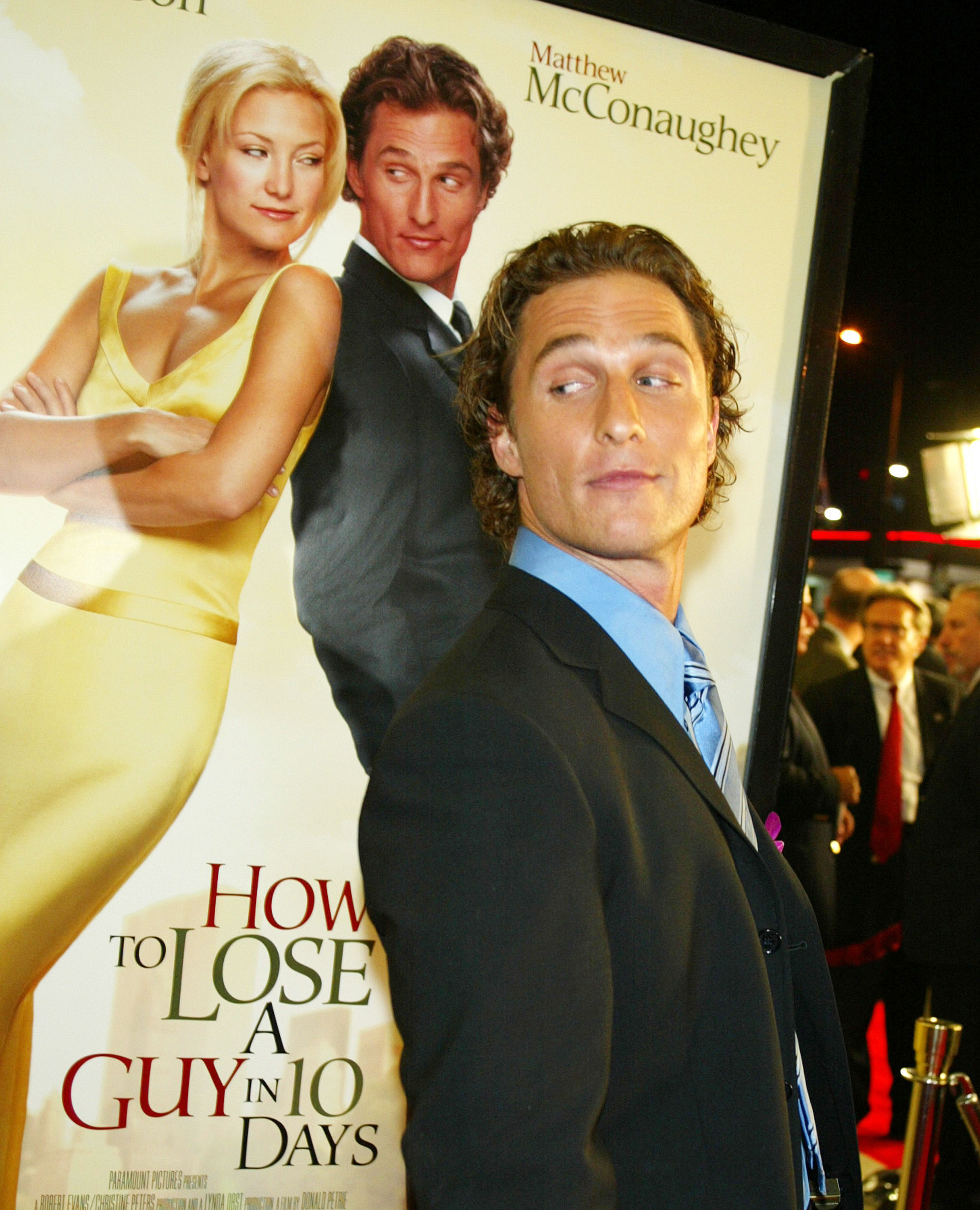 Actor Matthew McConaughey on January 27, 2003, in Hollywood, California | Source: Getty Images