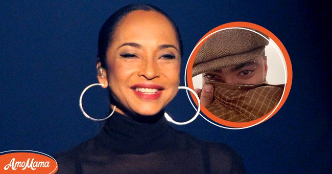 Sade performs at the MGM Grand Garden Arena, 2011, Las Vegas, Nevada [Main Picture] Izaak Theo Adu-Watt in his recent Instagram post [Inset] | Photo: Getty Images & Instagram/Izaaktheo