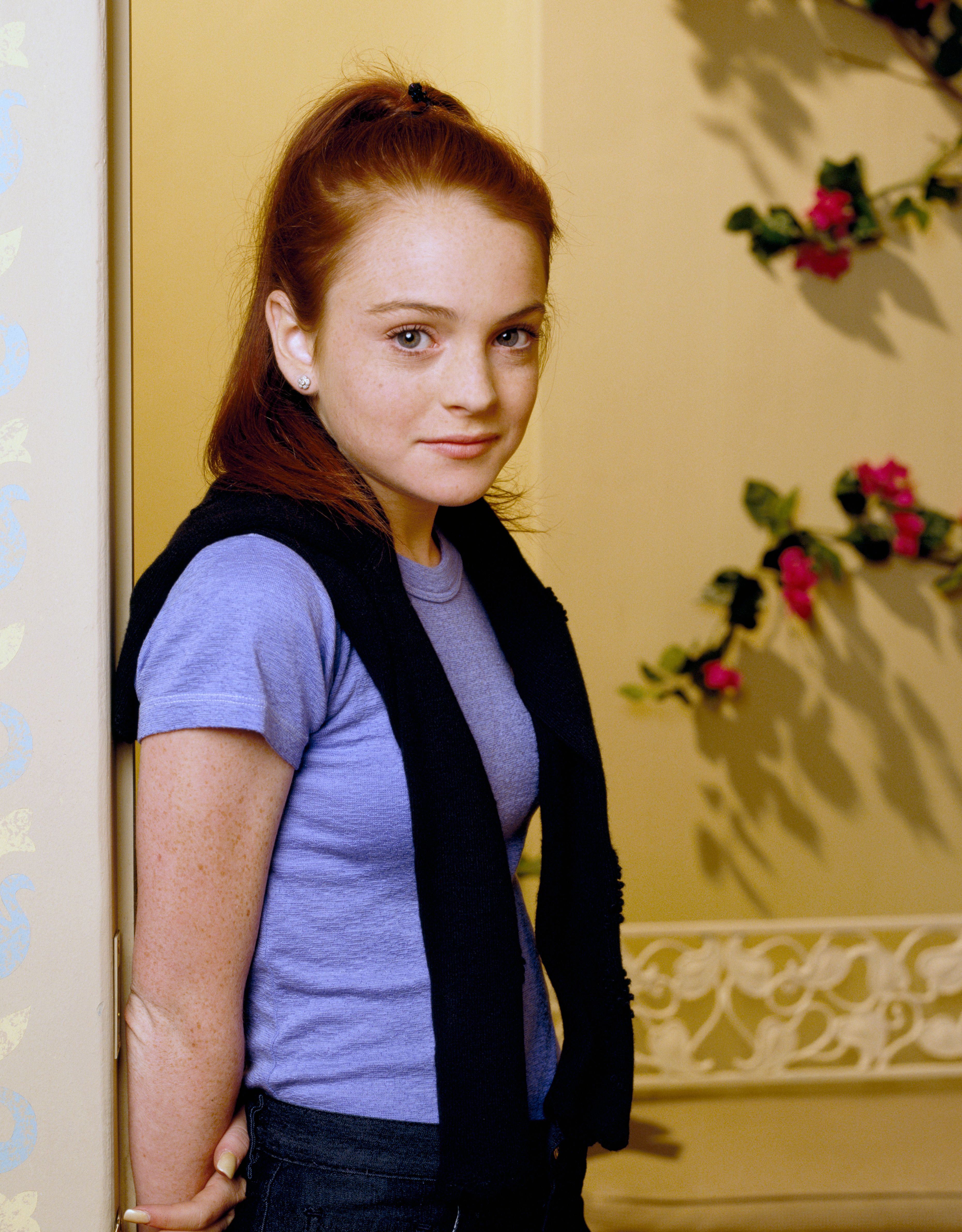 Lindsay Lohan as Rose for the sitcom "Bette," gallery session April 1, 2000. | Source: Getty Images