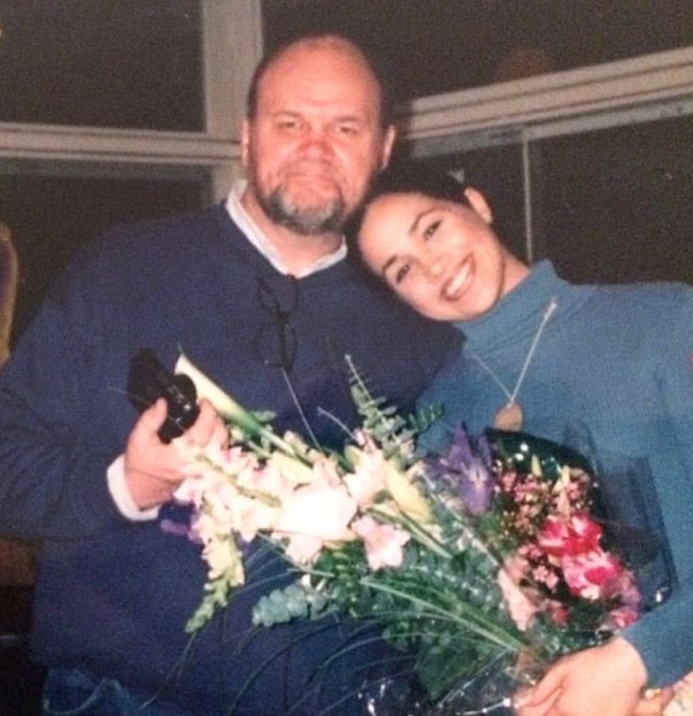 Thomas and Meghan Markle | Source: X/meghansbrasil