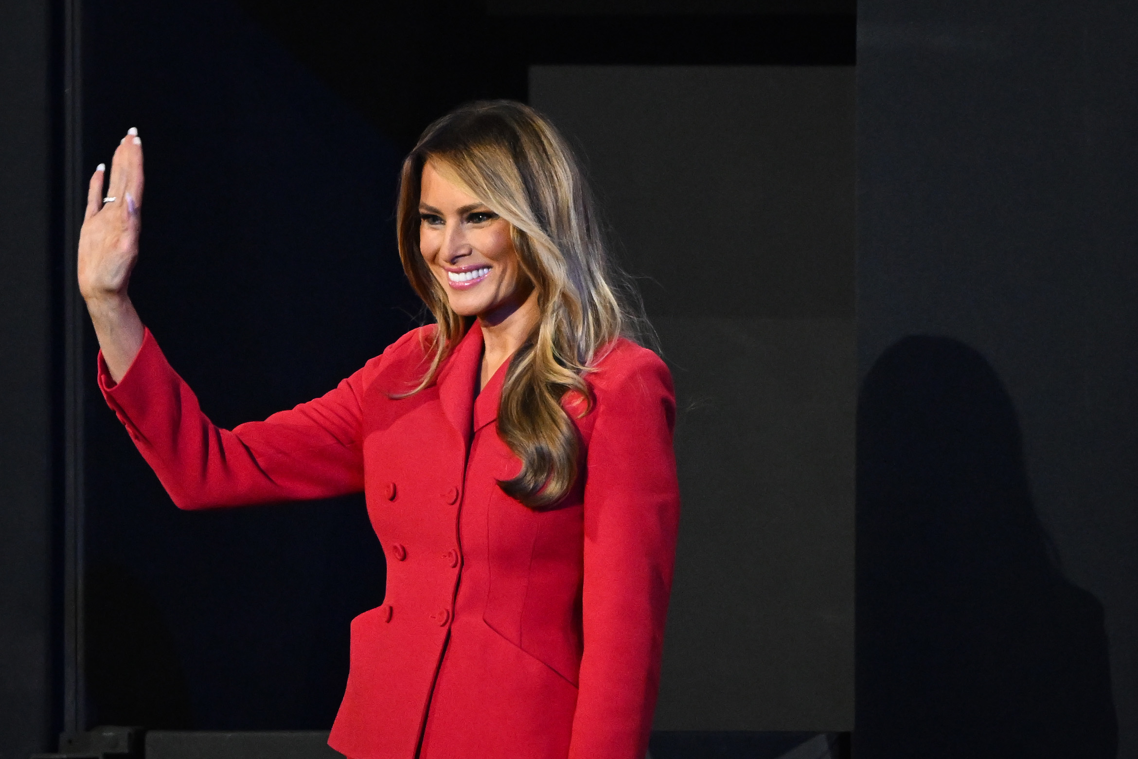 Melania Trump during the Republican National Convention on July 18, 2024, in Milwaukee, Wisconsin. | Source: Getty Images