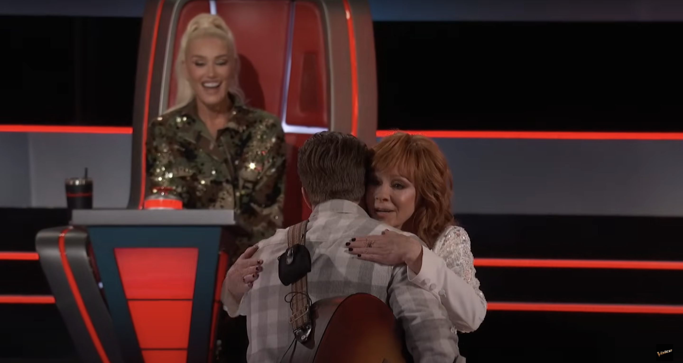 Gwen Stefani, Kendall Eugene and Reba McEntire. | Source: YouTube/The Voice