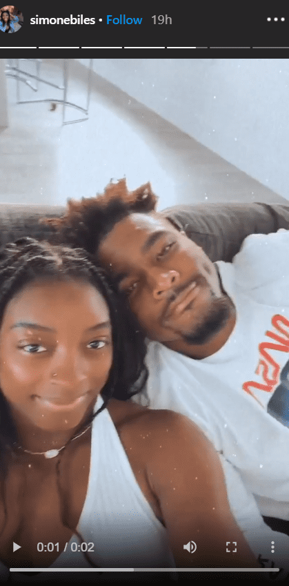 Simone Biles & Her Boyfriend Jonathan Owens Glow with Happiness as They ...