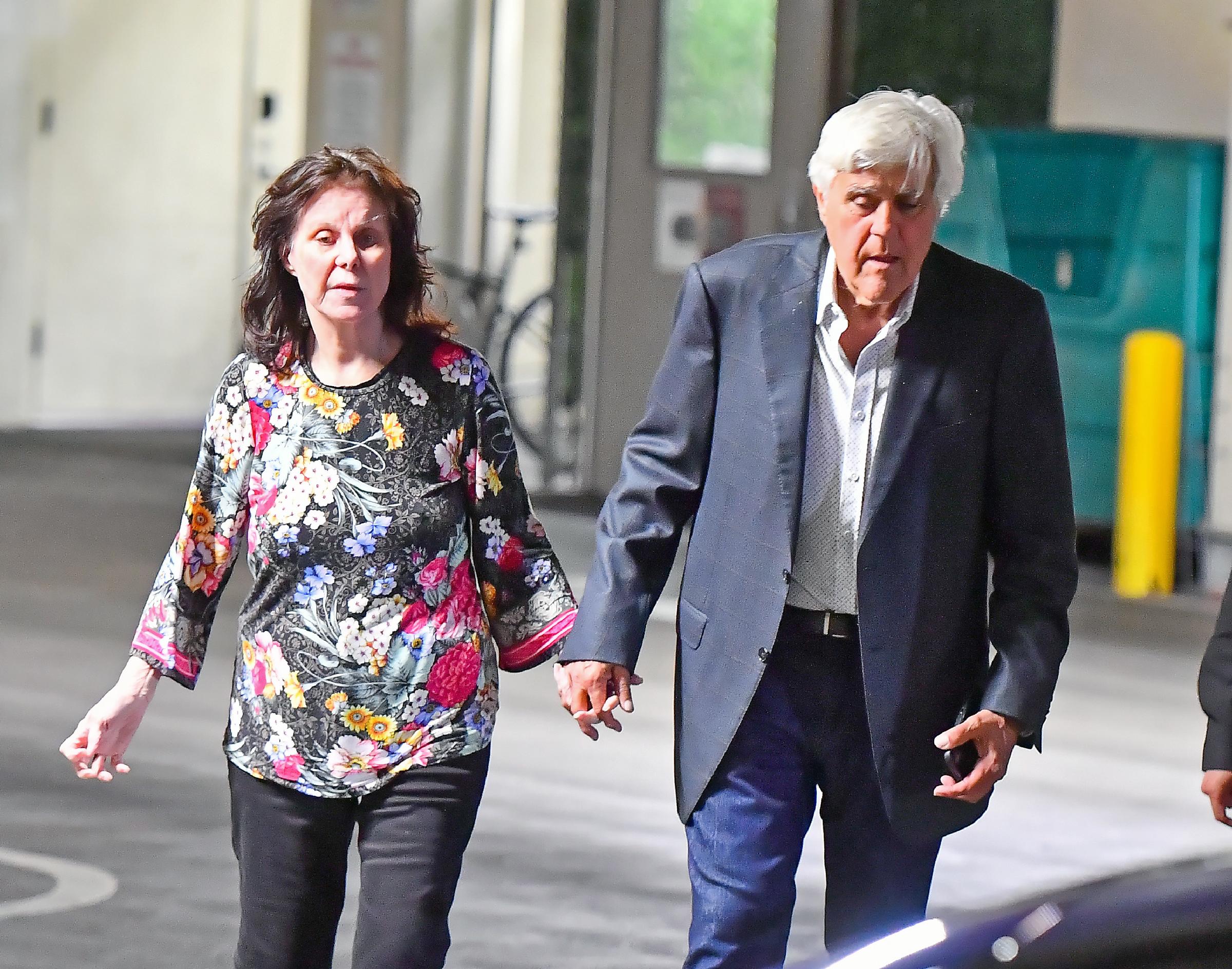 Mavis and Jay Leno are seen on September 7, 2024 | Source: Getty Images