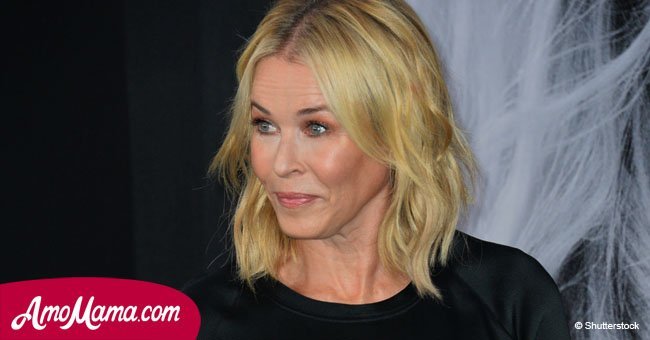 Chelsea Handler shares a bikini only picture while struggling to fit into a tiny piece