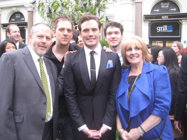 Separating from his wife helped Sam Claflin become a better parent. In this throwback photo, he is with his parents and one of his siblings for a picture shared by his father on June 9, 2022. | Source: X/markclaflin
