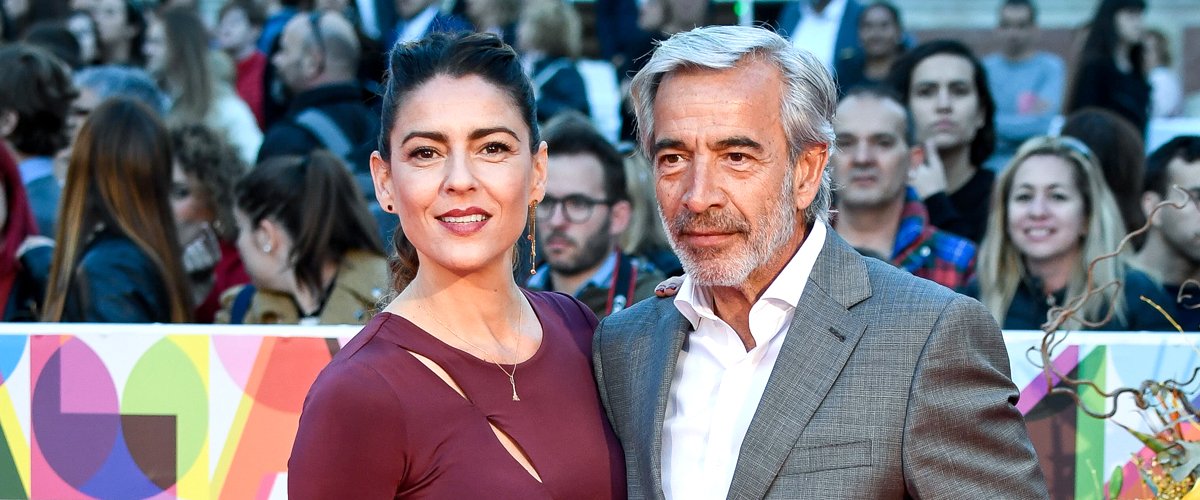 Irene Meritxell e Imanol Arias en el Festival de Cine de Málaga, en el Teatro Cervantes el 23 de marzo de 2019 en Málaga, España. | Foto: Getty Images