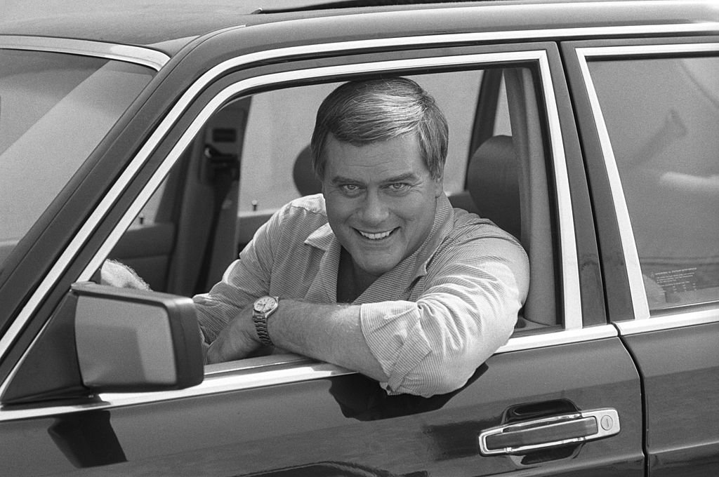 Larry Hagman, American actor and star of soap opera 'Dallas', in October 1983. | Photo: Getty Images