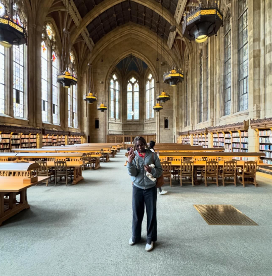 Zaya Wade inside the University of Washington library | Source: Instagram/Dwyanewade
