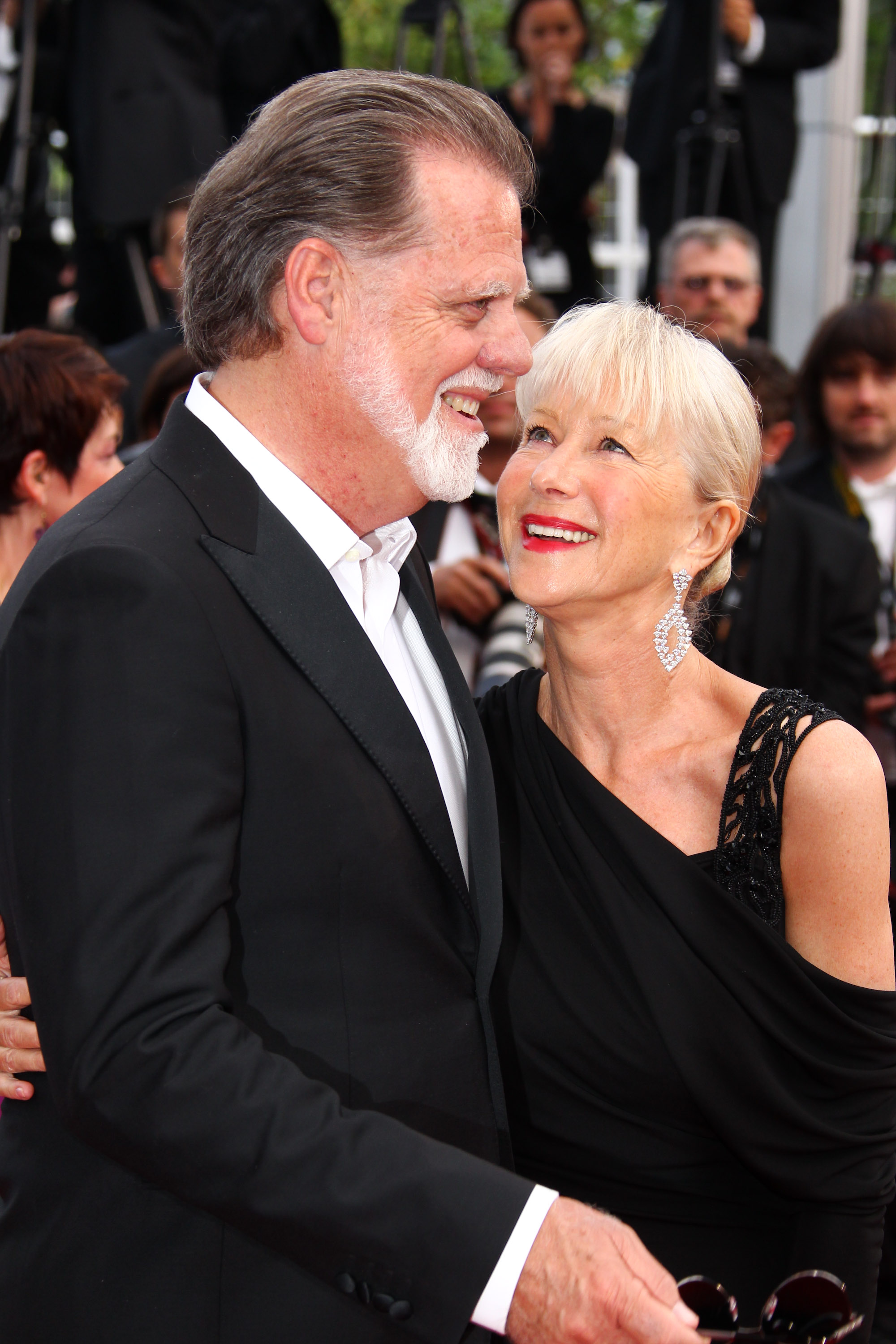 Helen Mirren and Taylor Hackford at the Cannes Festival in 2010 | Source: Getty Images