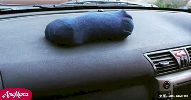 Lifehack expert explains what it means if you see a sock on a car dashboard during winter
