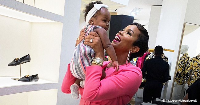 New Mom LeToya Luckett Is Gorgeous in Pink as She Attends Charity Event ...