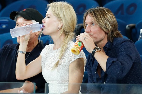 Nicole Kidman and Keith Urban during the Women's Semi Final match between Naomi Osaka of Japan and Karolina Pliskova of Czech Republic during day 11 of the 2019 Australian Open at Melbourne Park on January 24, 2019 in Melbourne, Australia. | Photo: Getty Images