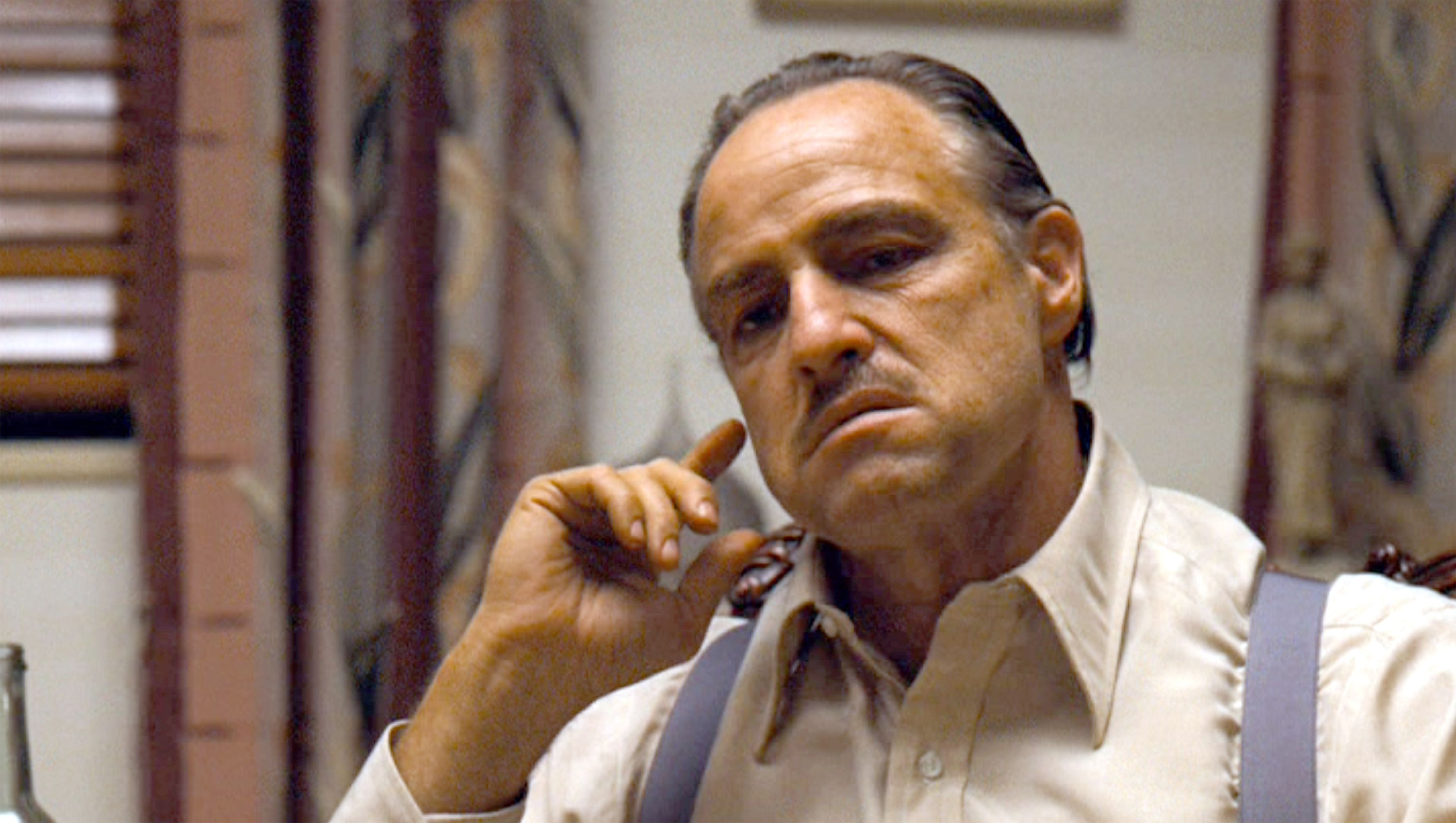 A portrait of Marlon Brando as Vito Corleone in "The Godfather" on March 15, 1972 | Photo: Getty Images