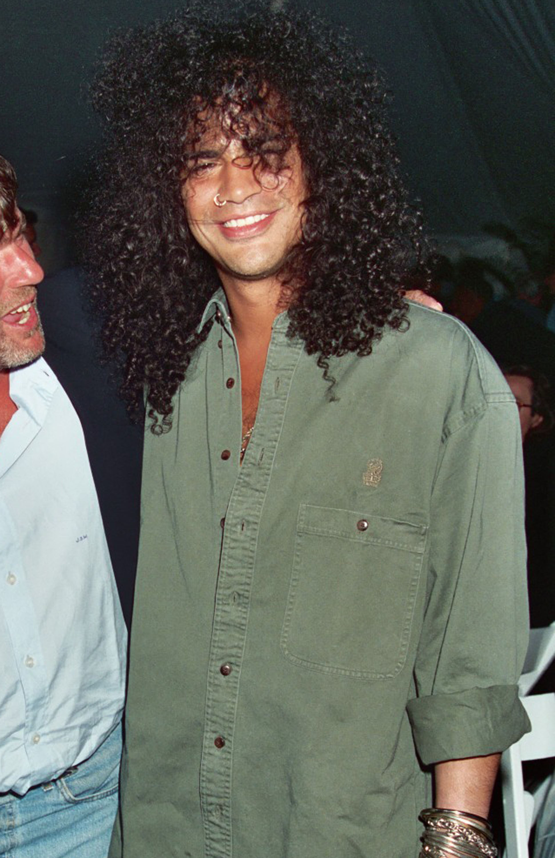 Slash of Guns N' Roses during the Grand Opening of the Rock and Roll Hall of Fame Museum on September 7, 1995, in Cleveland, Ohio. | Source: Getty Images