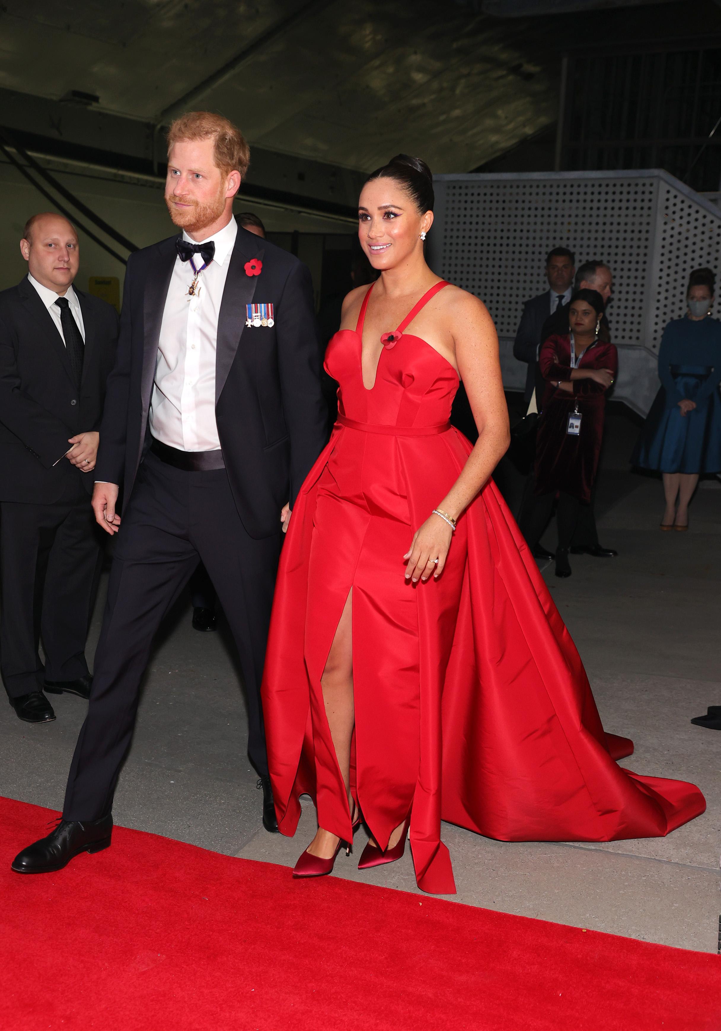 Prince Harry and Meghan Markle on November 10, 2021, in New York City | Source: Getty Images