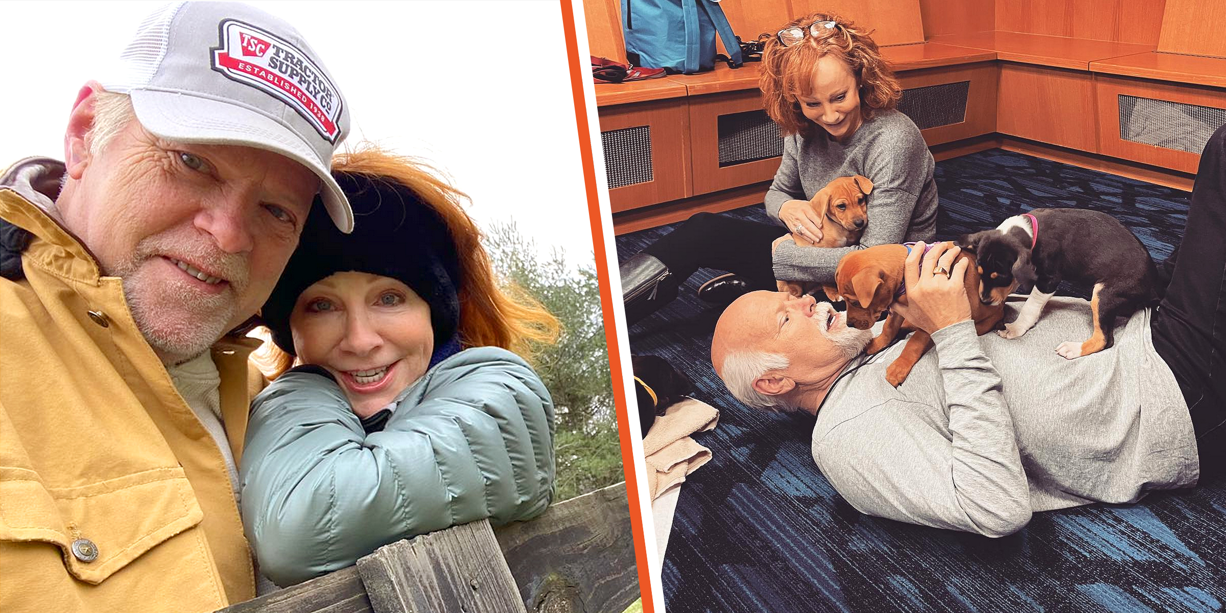 Reba McEntire and Rex Linn | Source: Instagram.com/reba