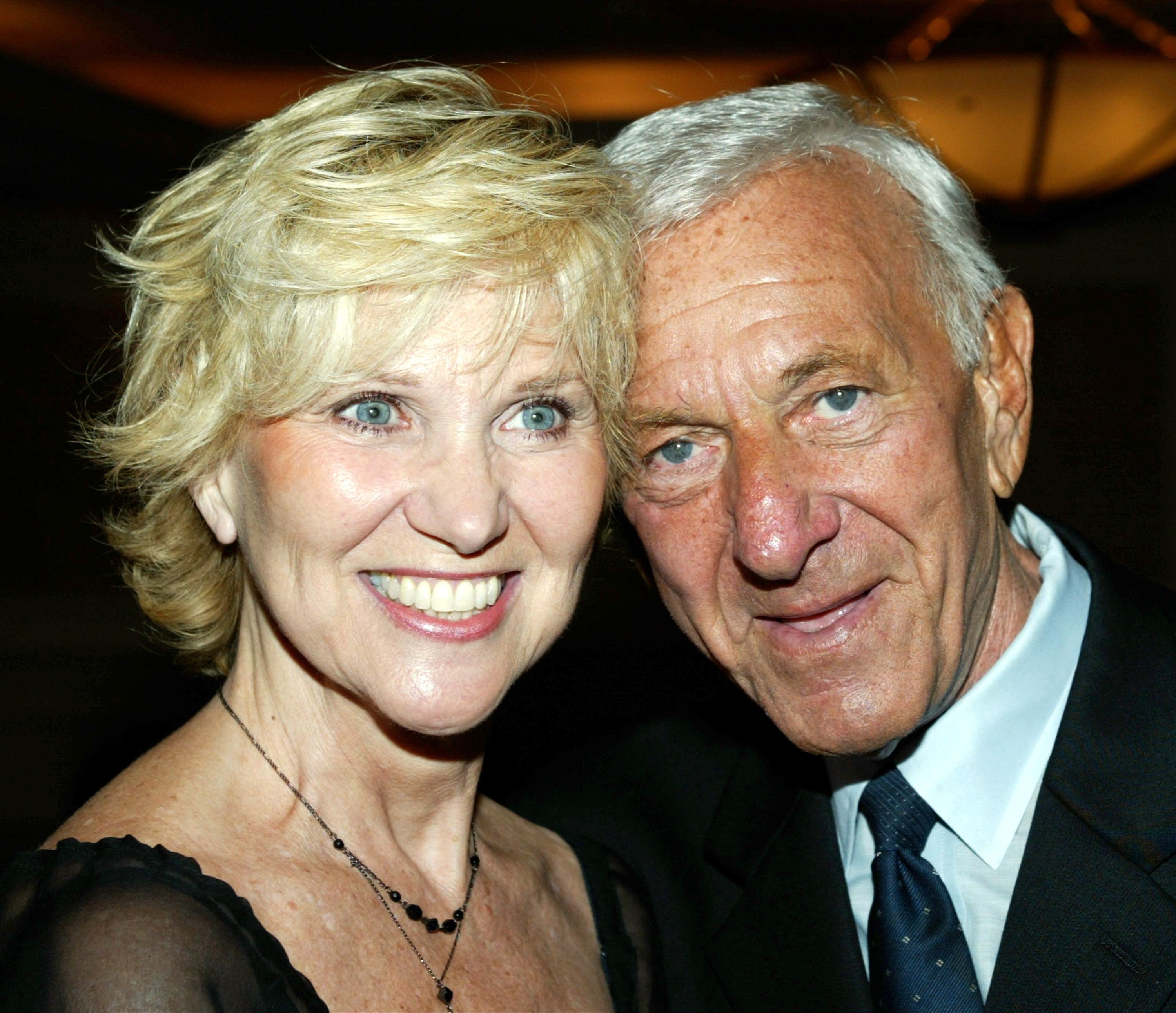 Peggy Crosby and Jack Klugman attend the Pacific Broadcaster's event honoring Klugman. | Source: Getty Images