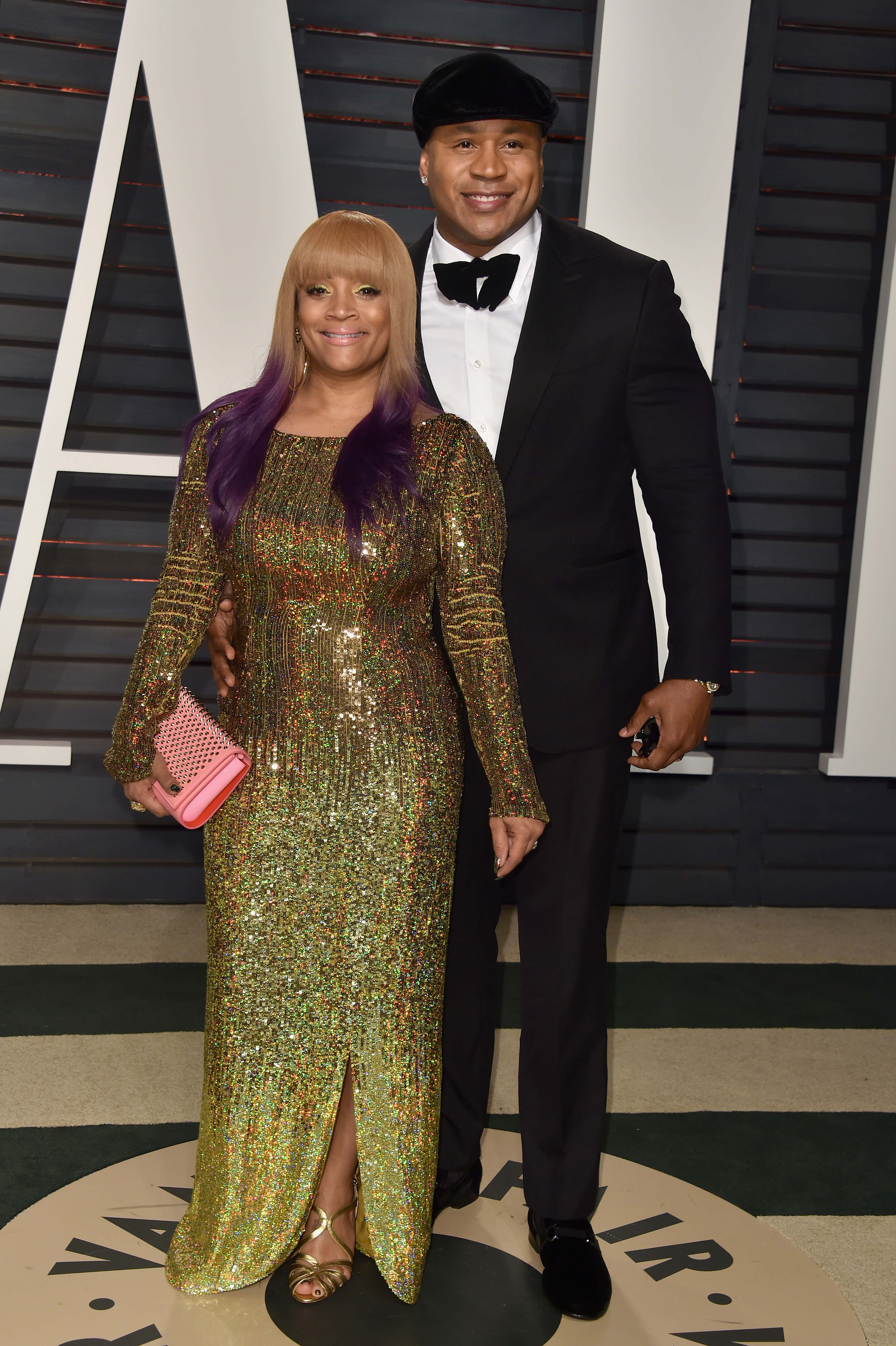 Simone Smith and LL Cool J attend the 2017 Vanity Fair Oscar Party | Source: Getty Images
