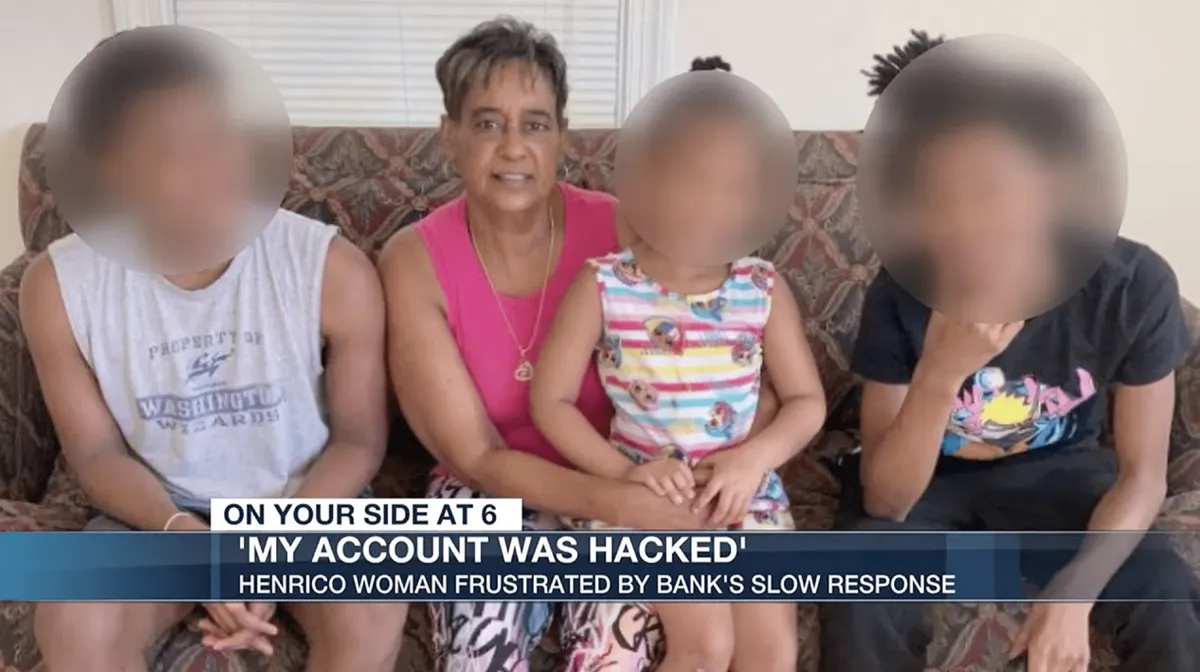 Turner shared she uses her retirement money to support her household. | Photo: YouTube.com/nbc12richmond