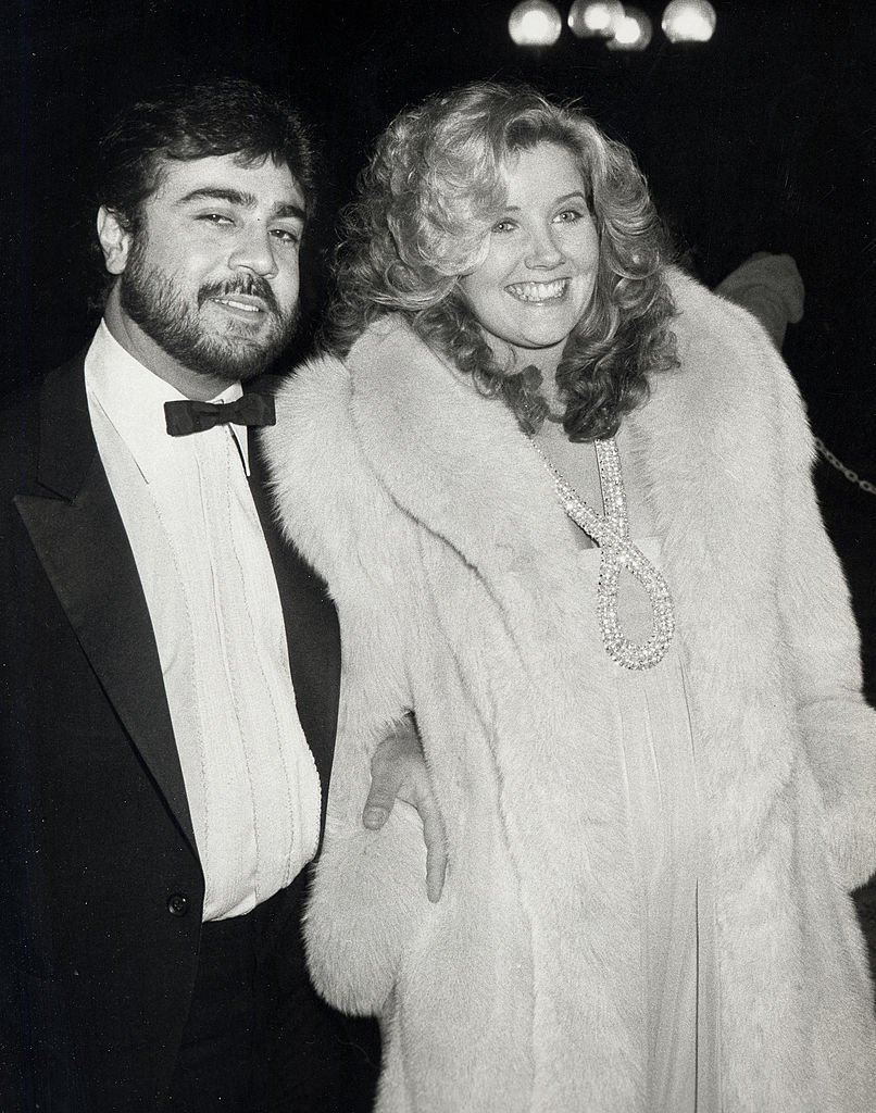 Actress Melody Thomas Scott and date Carlos Yeaggy attending 'Those Fabulous Image Awards' on March 27, 1982.