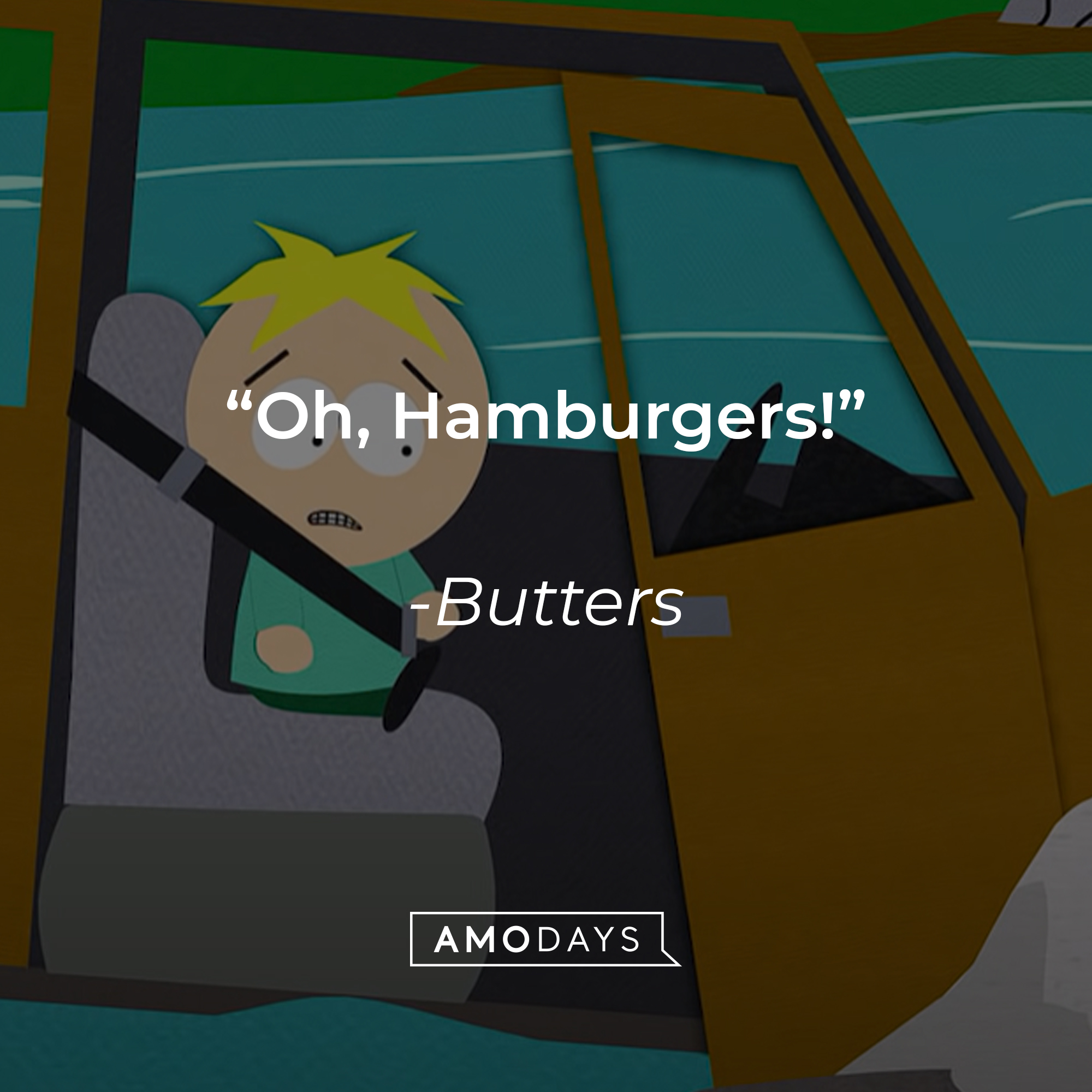Butters' quote: "Oh, Hamburgers!" | Source: youtube.com/southpark