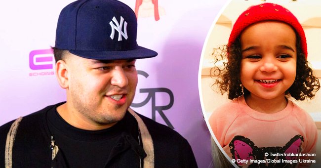 Rob Kardashian shares new photo of growing daughter Dream in red hat with adorable curls