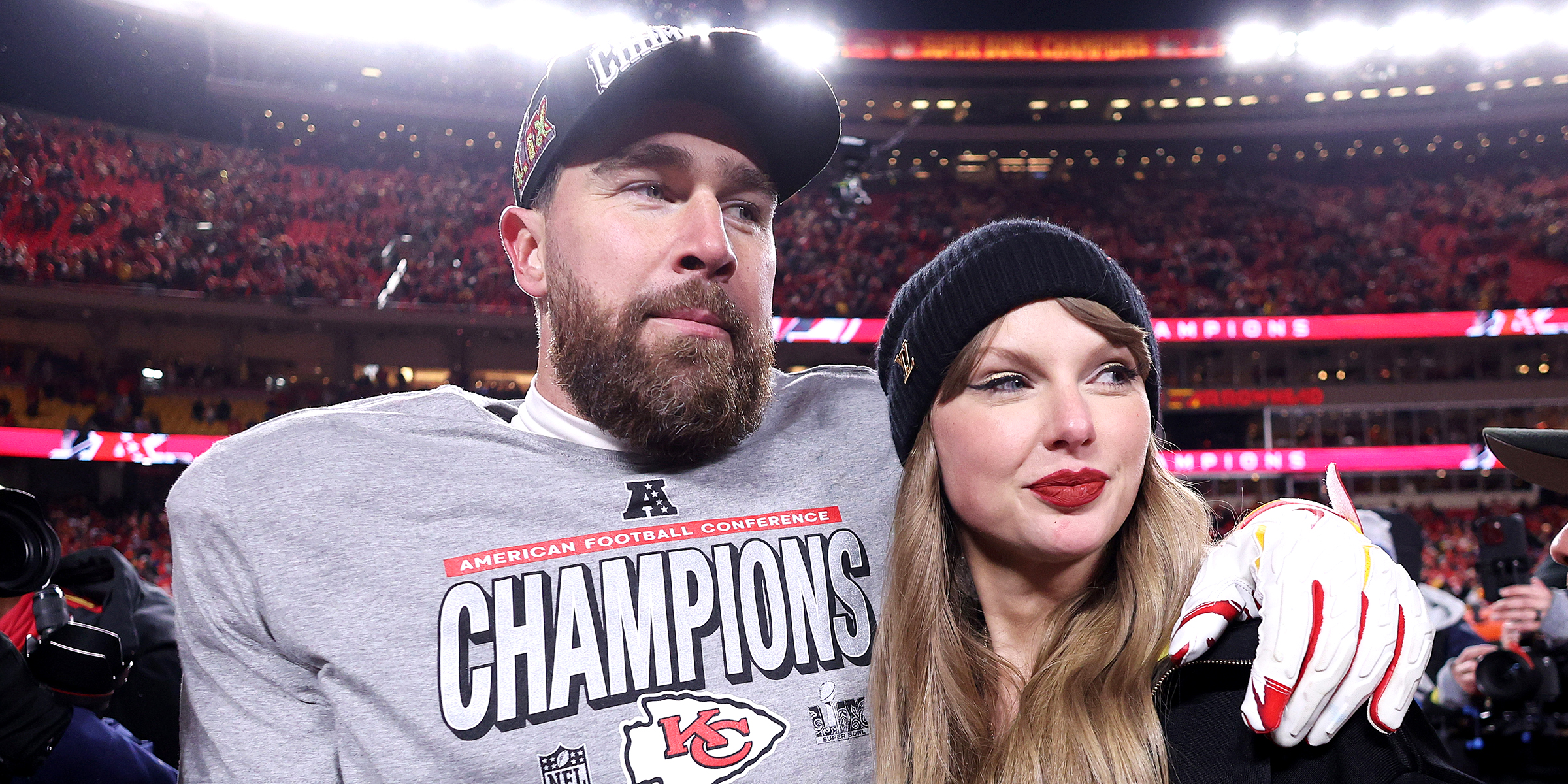 Travis Kelce and Taylor Swift | Source: Getty Images