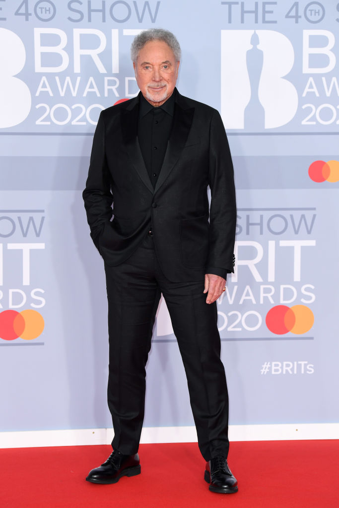 Tom Jones attends the Brit Awards 2020 at the O2 Arena in London, England on February 18, 2020 | Source: Getty Images