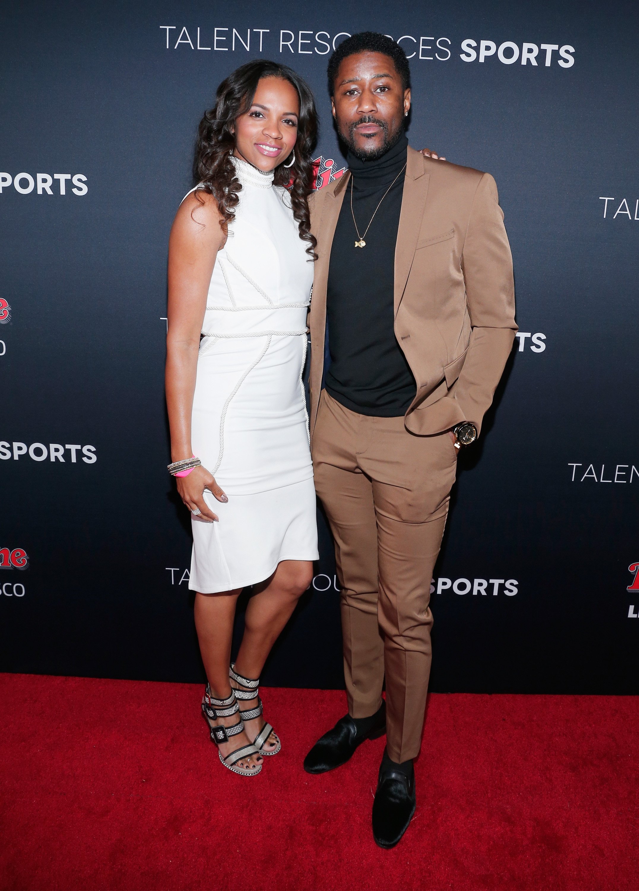 Atoya Burleson and Nate Burleson during the Rolling Stone Live SF with Talent Resources on February 7, 2016, in San Francisco, California. | Source: Getty Images