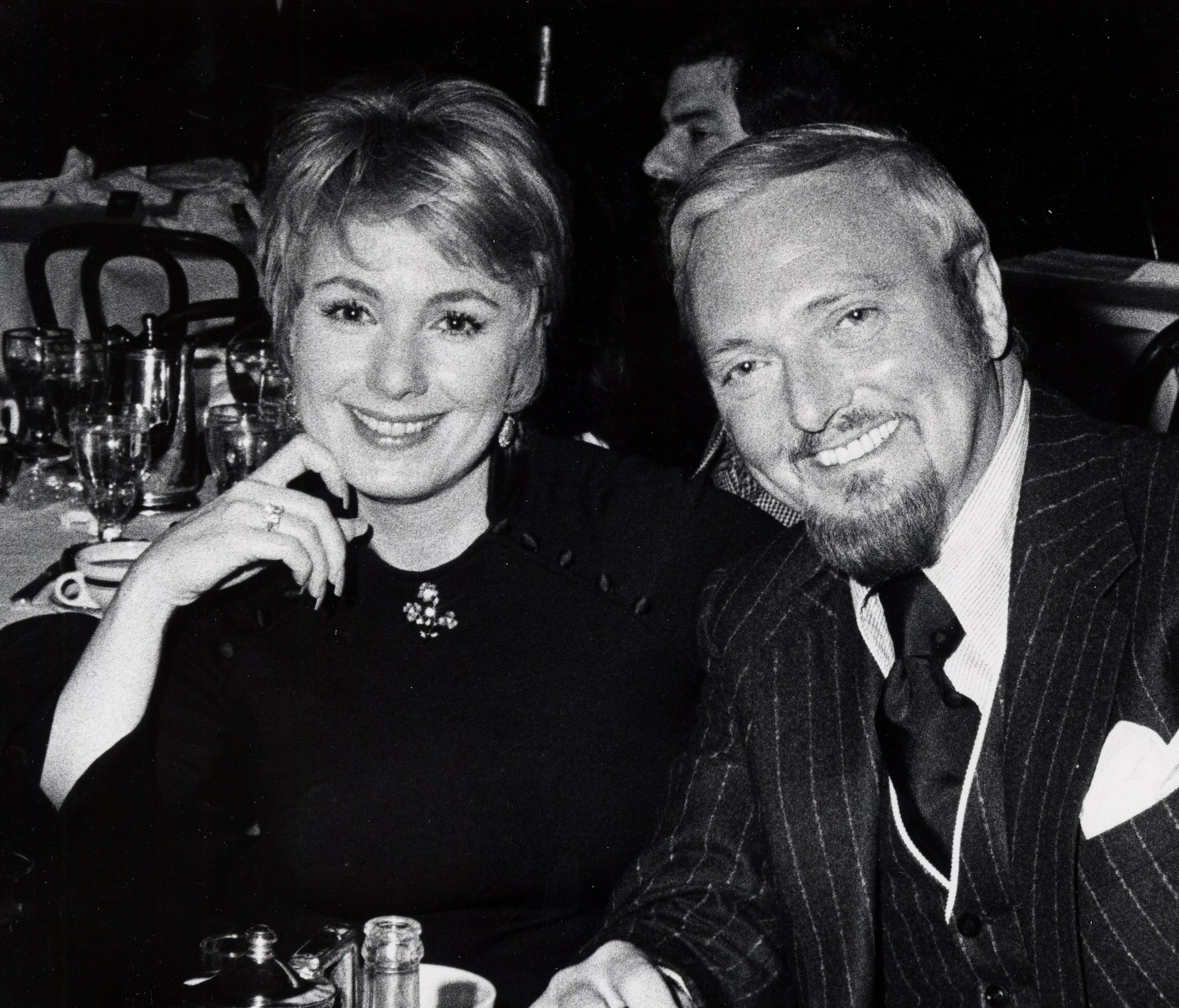 Shirley Jones and Jack Cassidy at Sardi's Restaurant in New York City, on March 10, 1973. | Source: Ron Galella/Ron Galella Collection/Getty Images